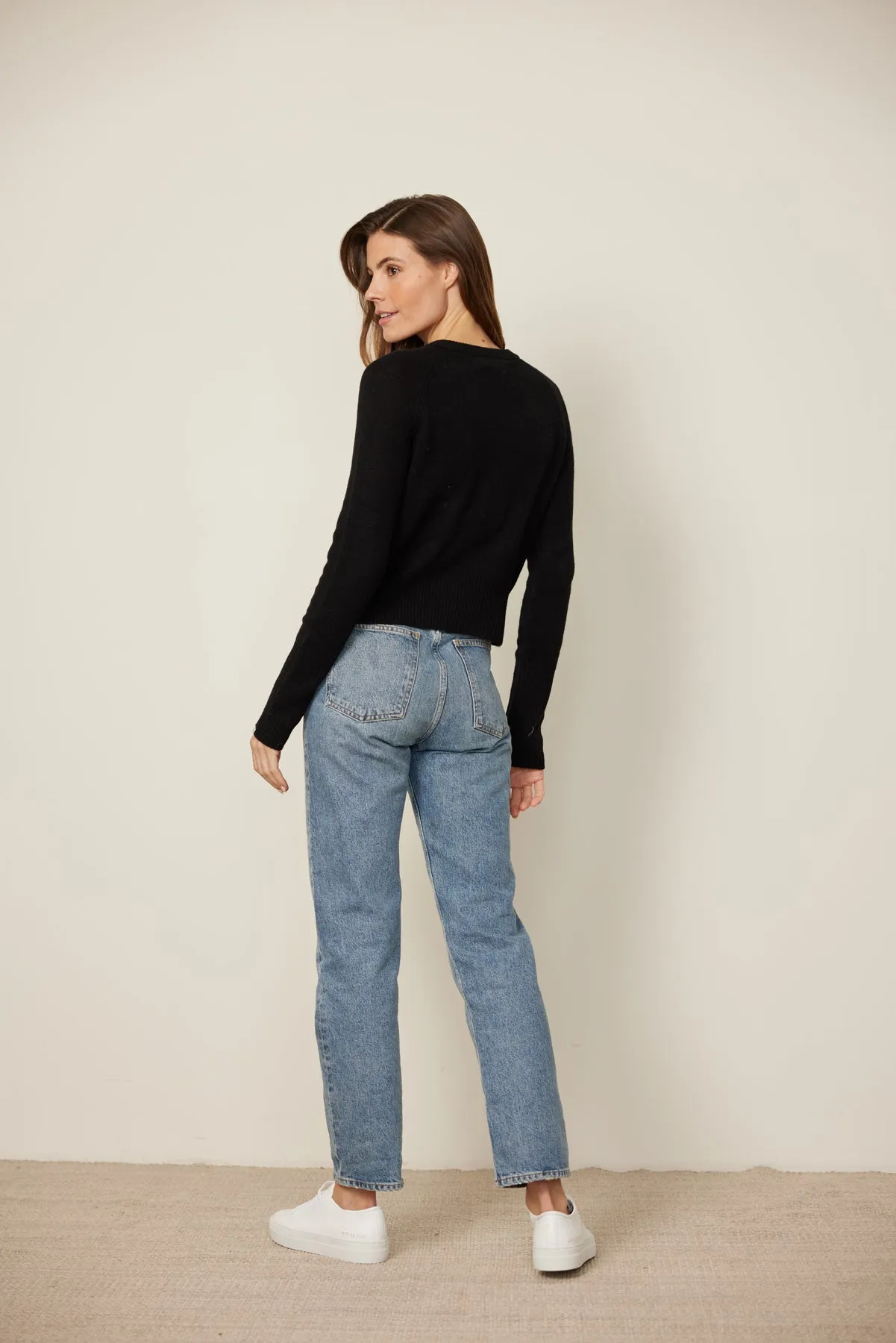 ONE GREY DAY BLAKELY CASHMERE CREWNECK
