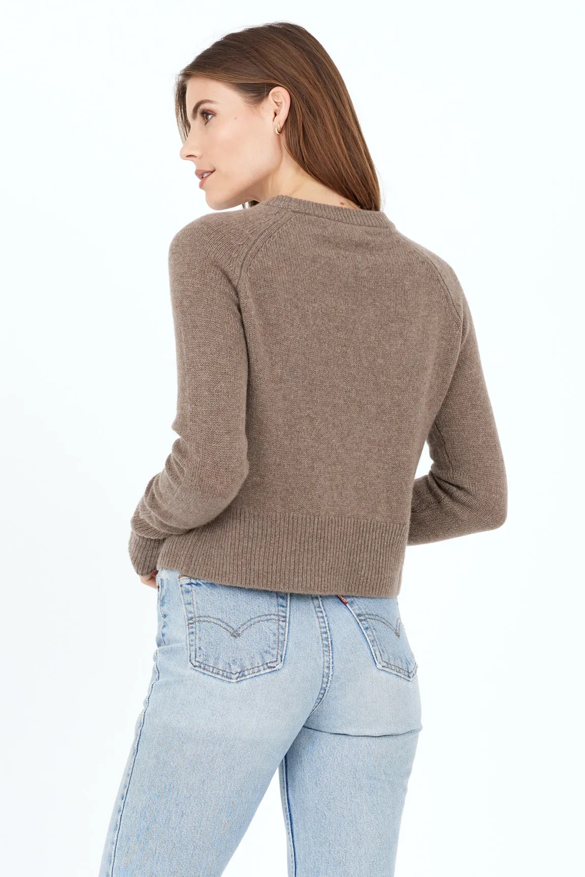 ONE GREY DAY BLAKELY CASHMERE CREWNECK