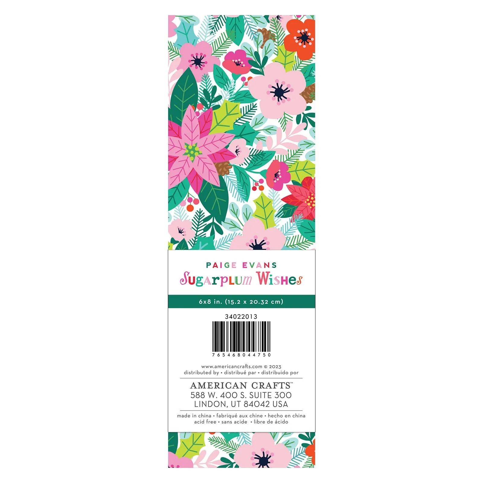 Paige Evans Sugarplum Wishes 6x8" Album with Page Protectors