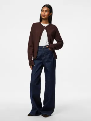 PCDIMA Knit Cardigan - Chicory Coffee