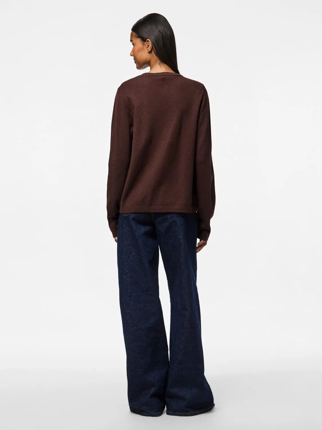 PCDIMA Knit Cardigan - Chicory Coffee