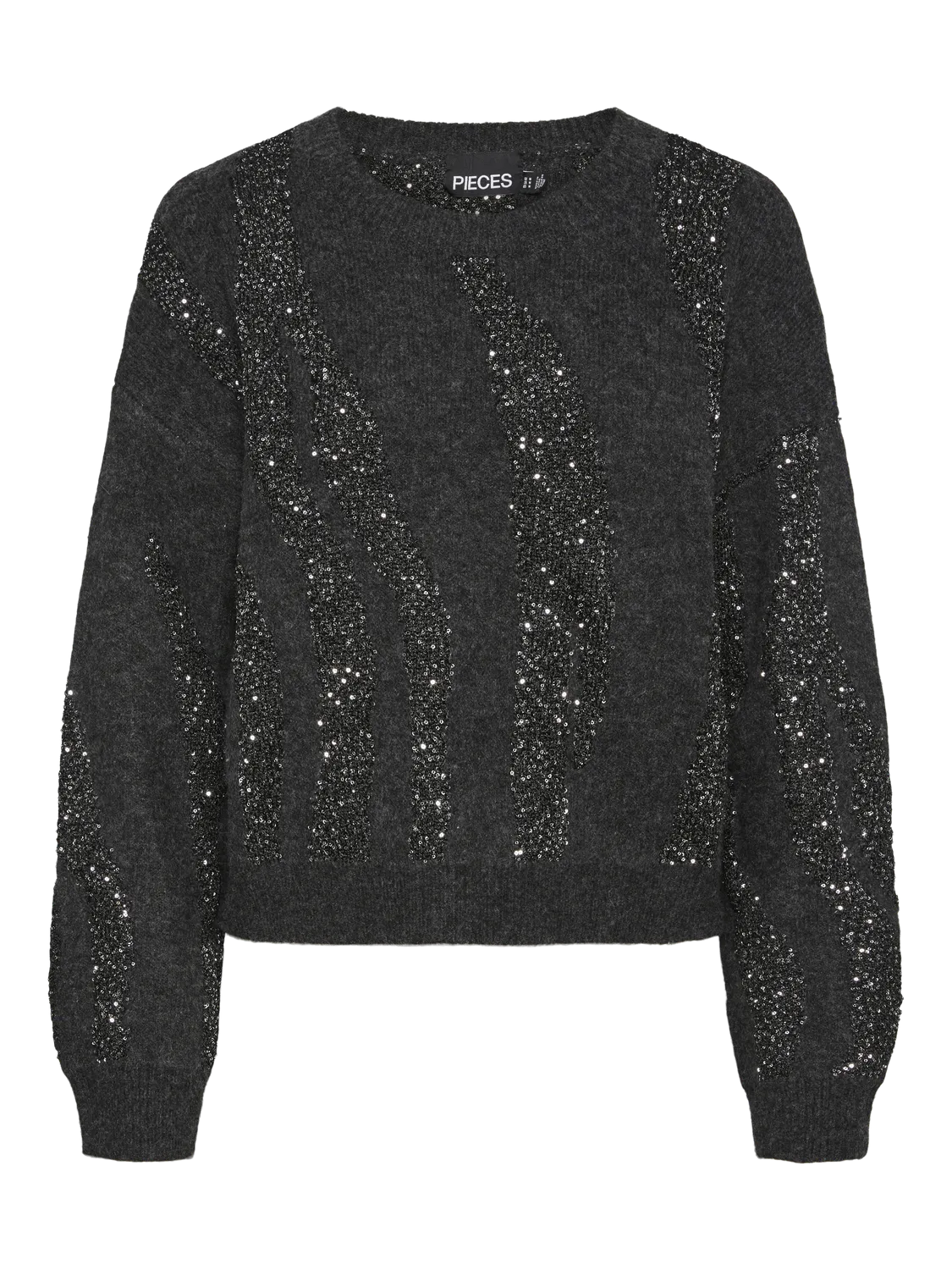 PCRADA Pullover - Dark Grey Melange