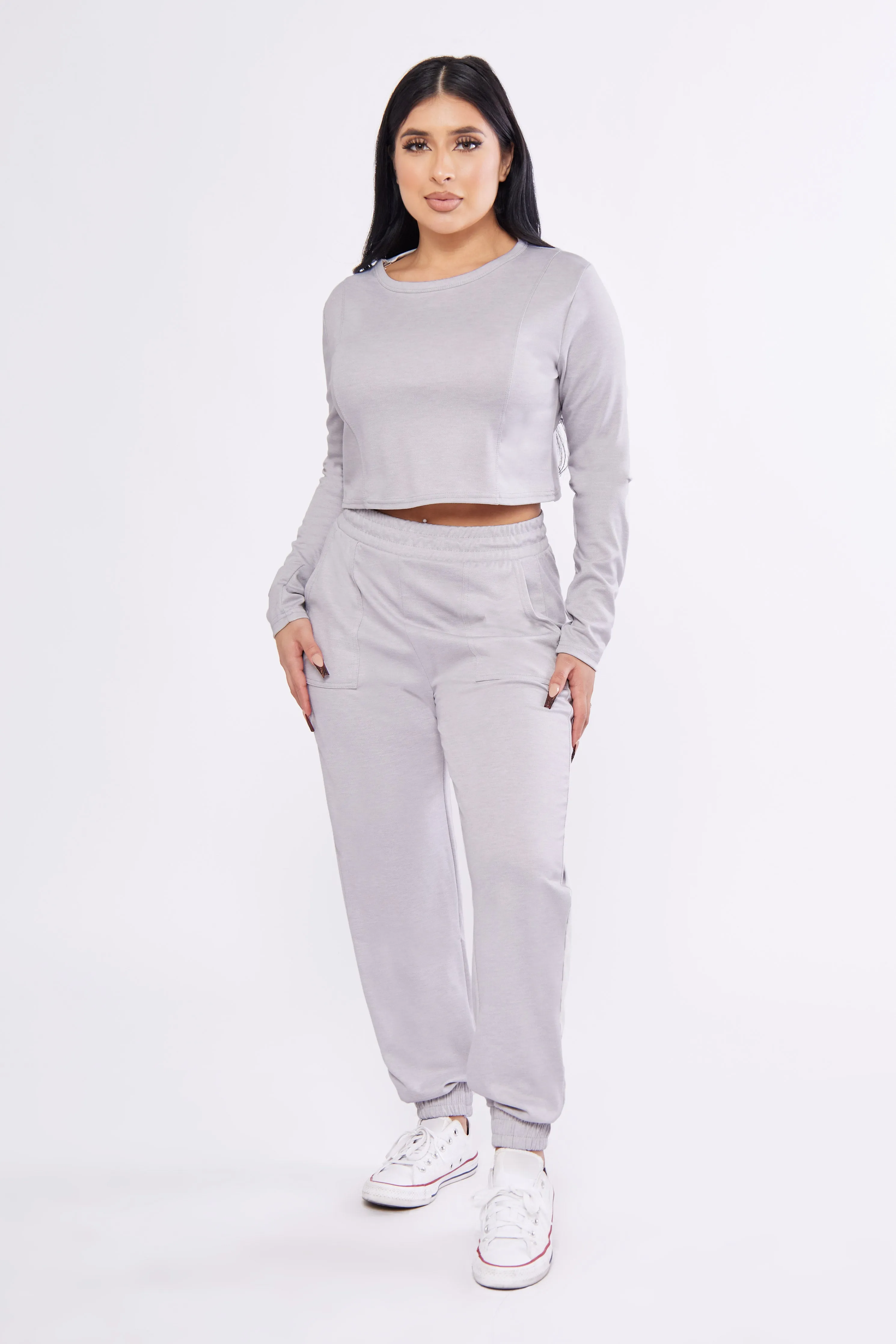 Pique Knit Porkchop Pocket Jogger Set