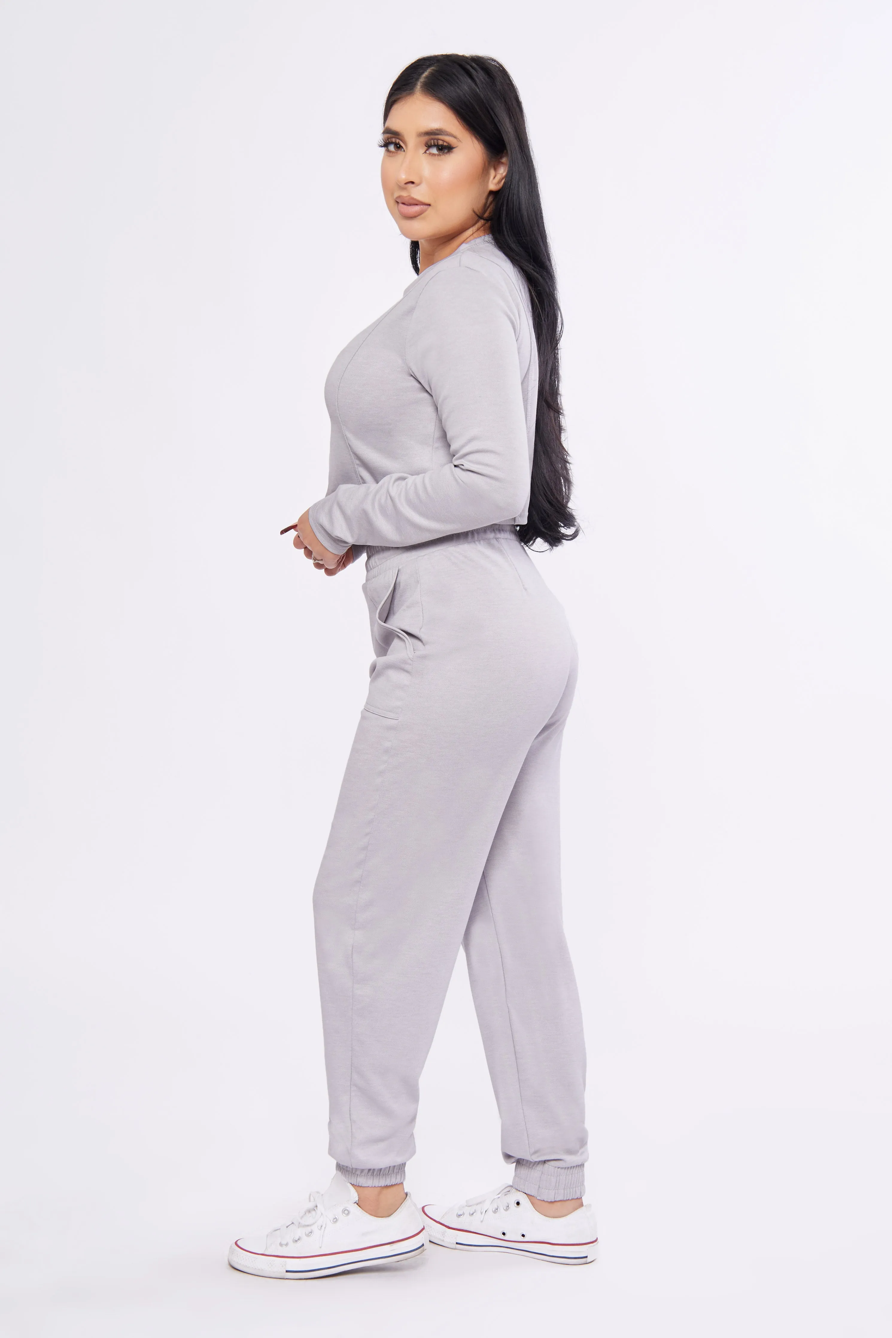 Pique Knit Porkchop Pocket Jogger Set