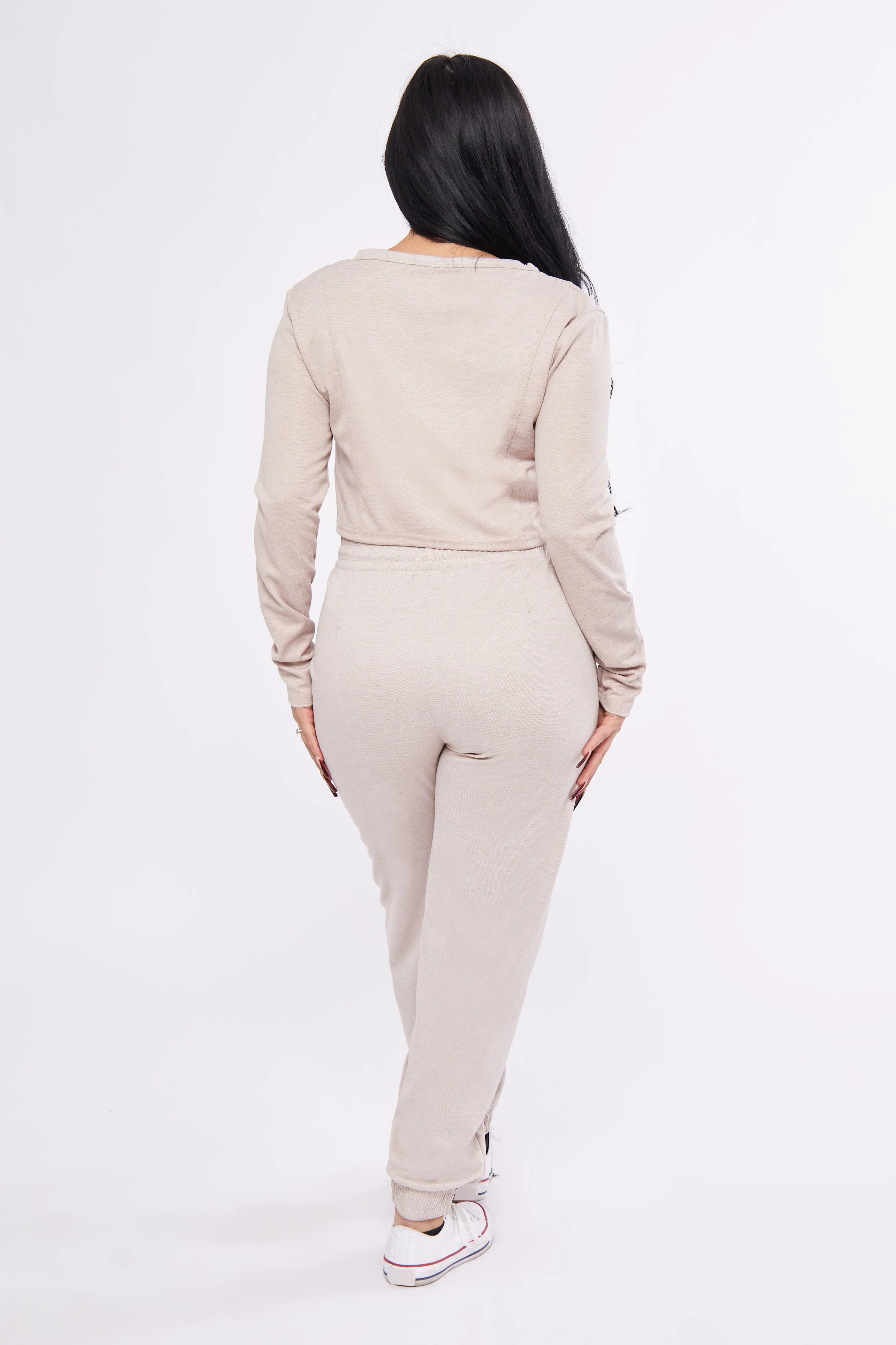 Pique Knit Porkchop Pocket Jogger Set