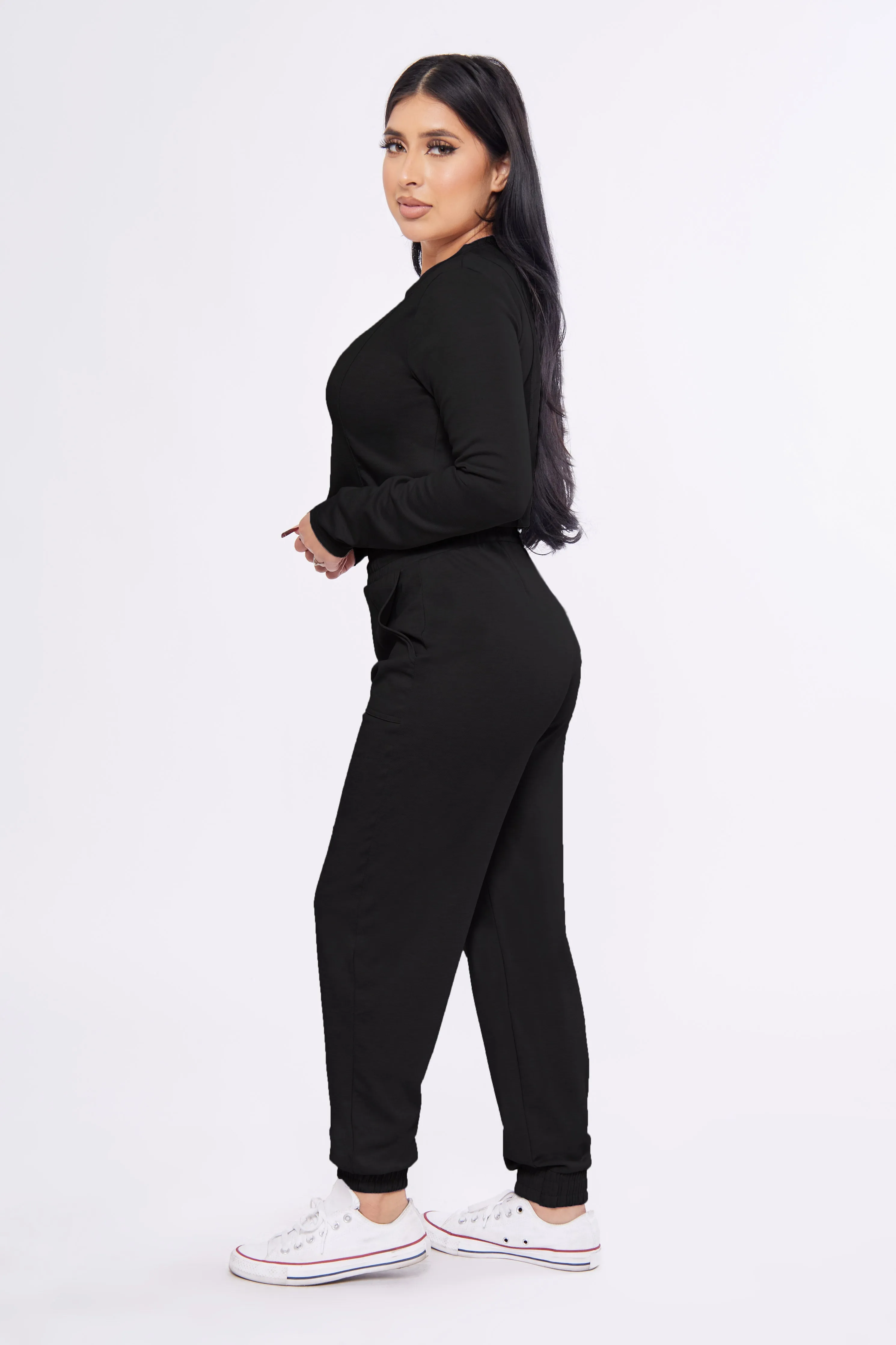 Pique Knit Porkchop Pocket Jogger Set
