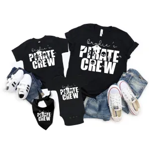 Pirate Crew Birthday Matching Family Shirts Boy's Pirate Party Family Shirts