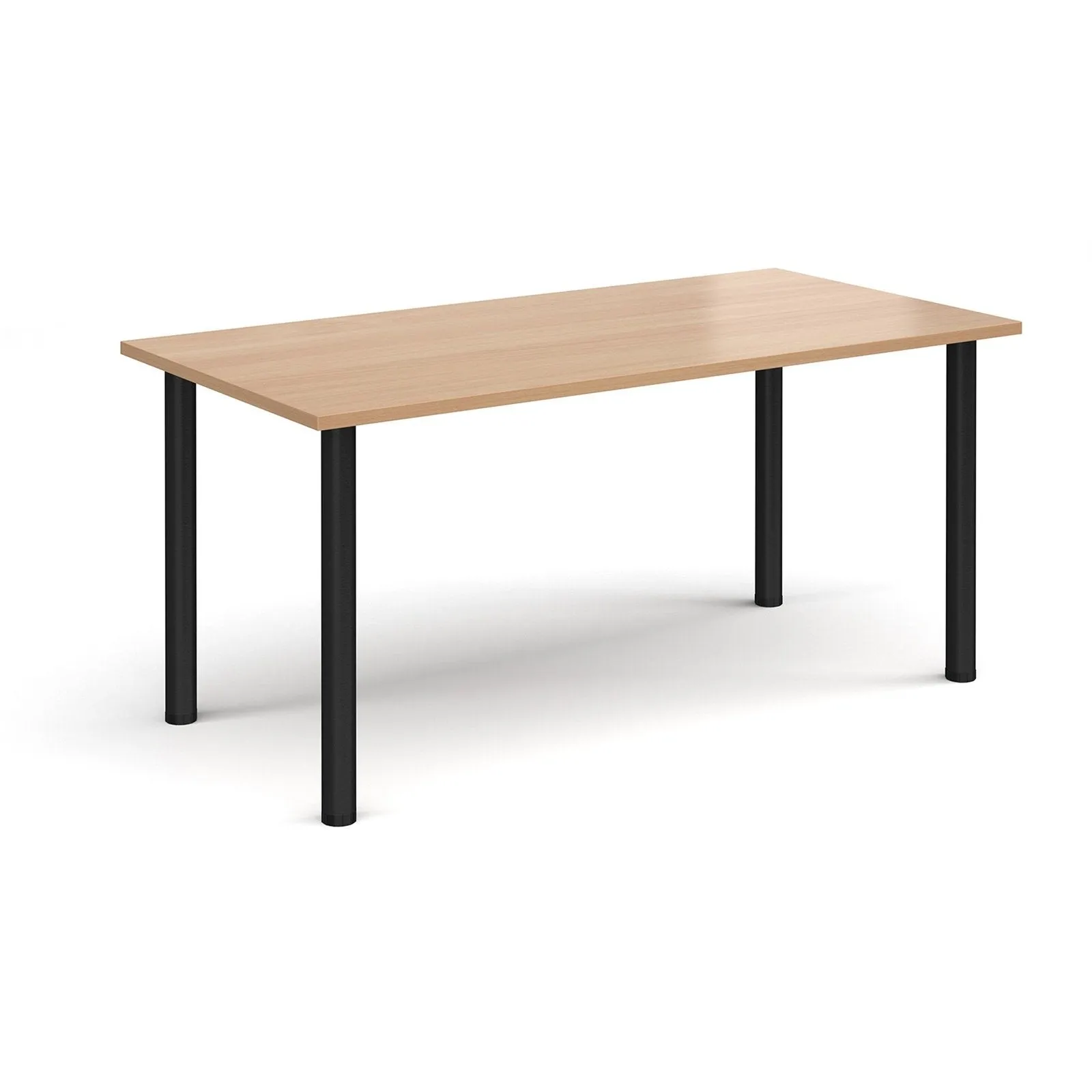 Rectangular radial leg meeting table