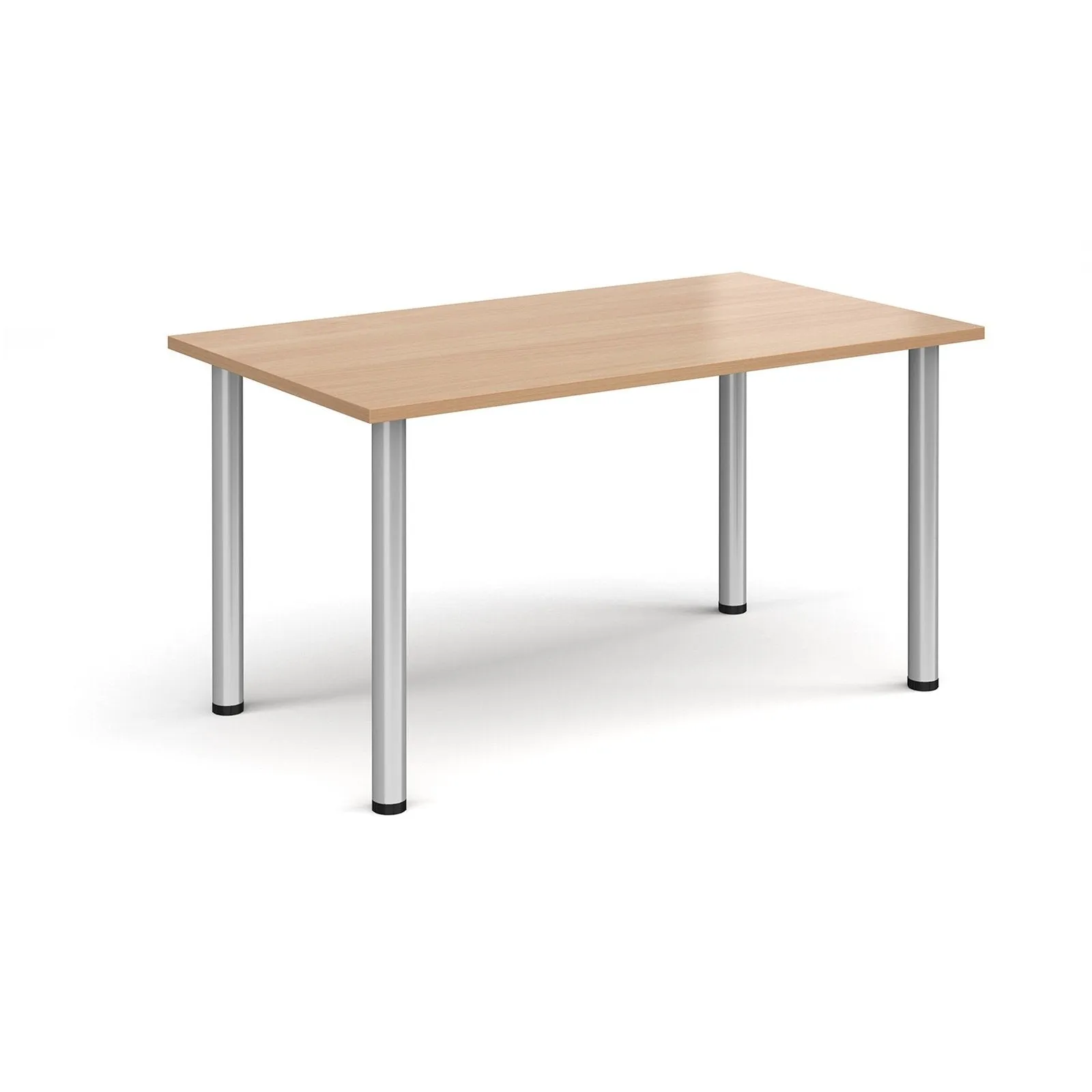Rectangular radial leg meeting table