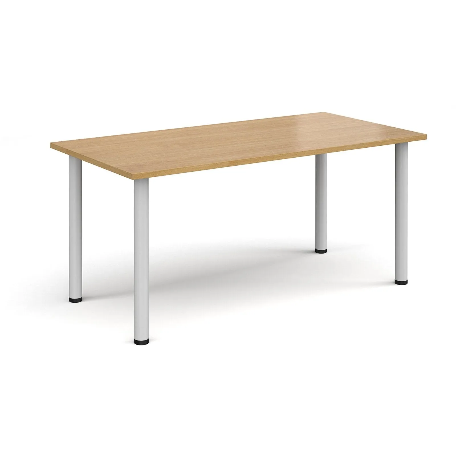 Rectangular radial leg meeting table