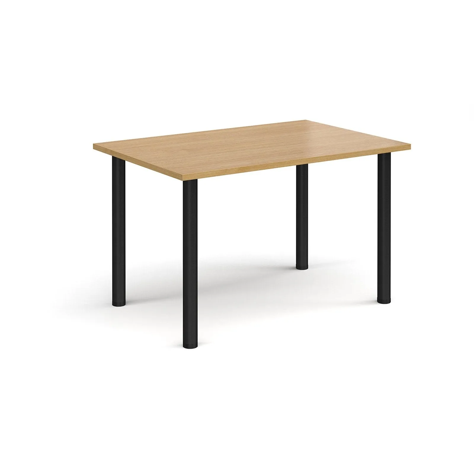 Rectangular radial leg meeting table