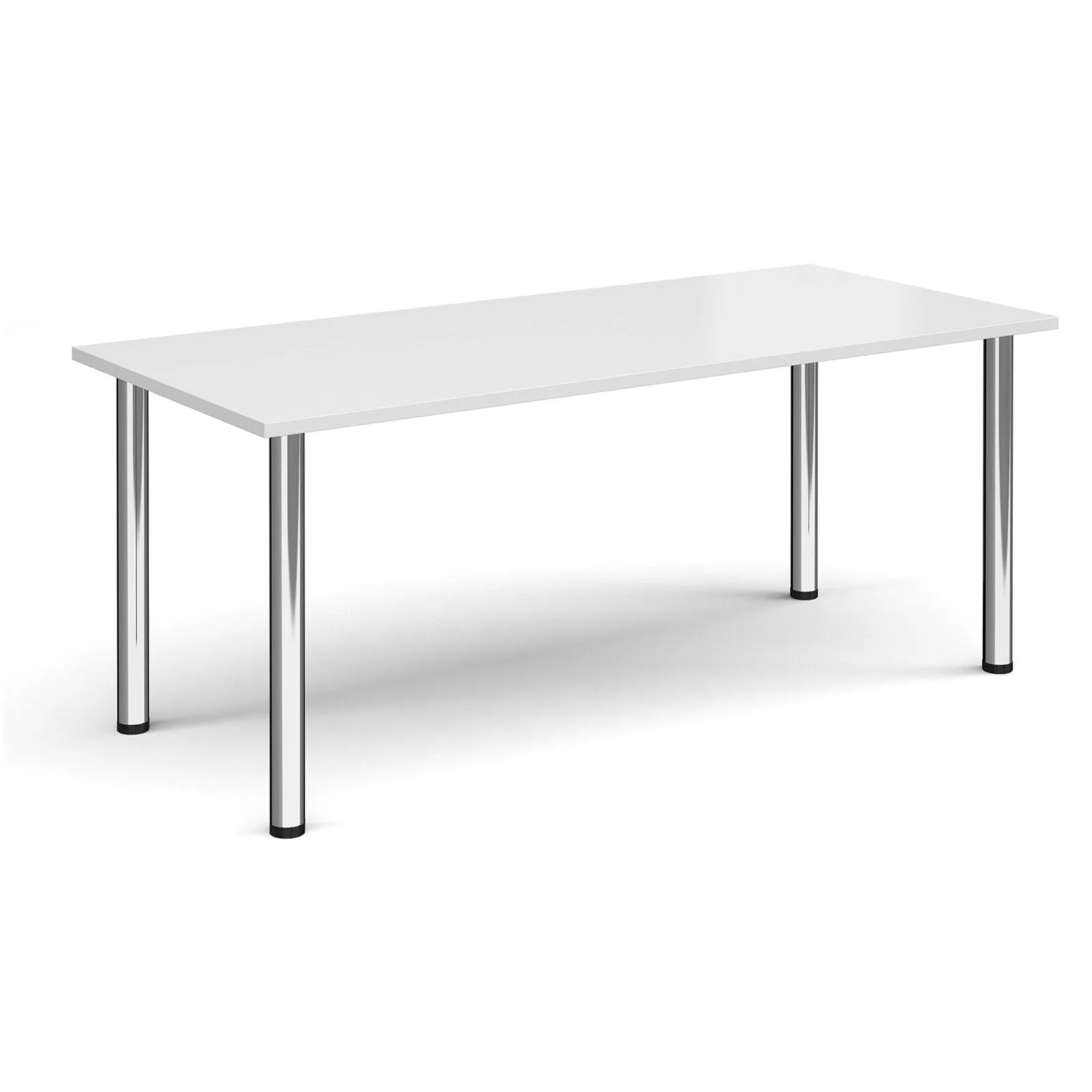 Rectangular radial leg meeting table