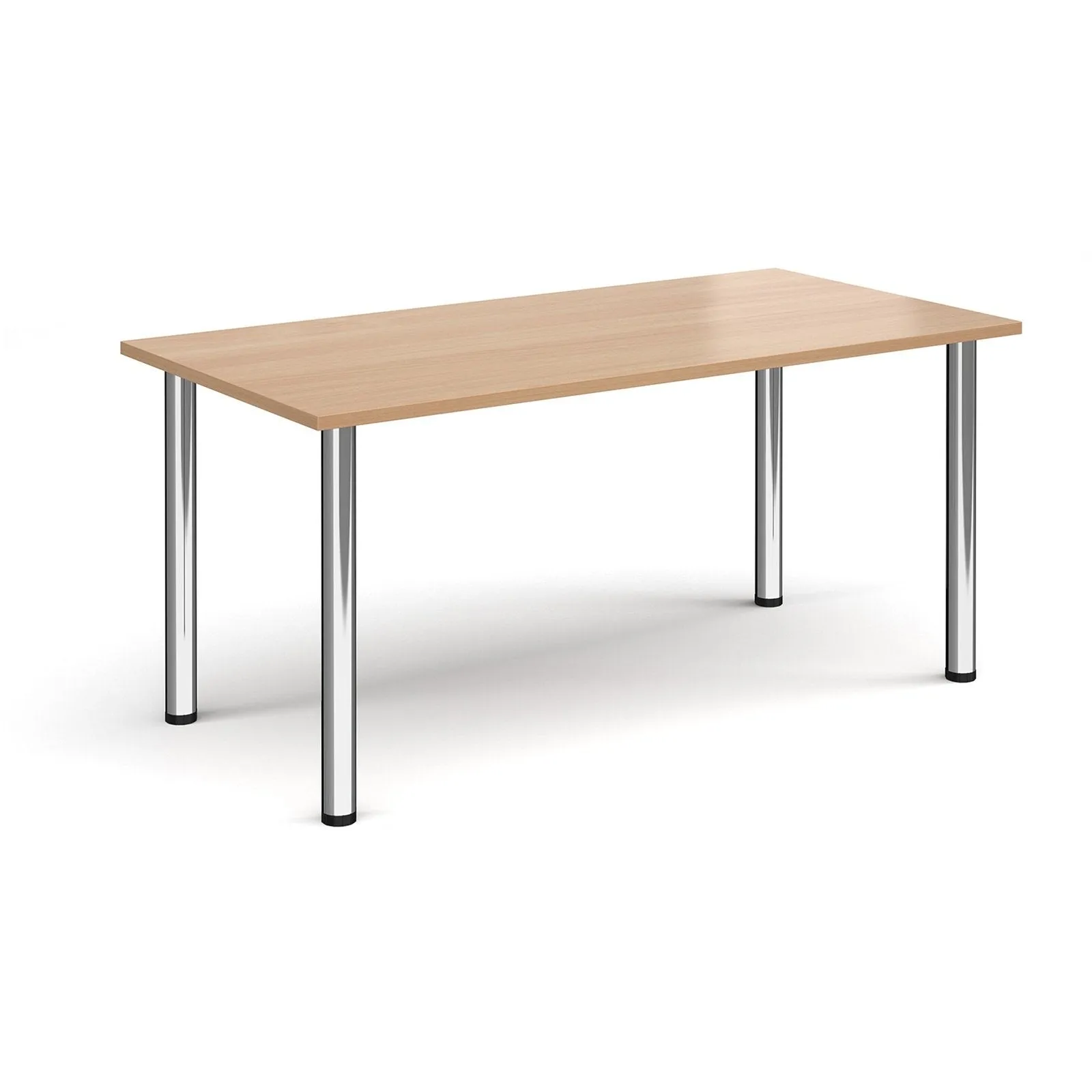 Rectangular radial leg meeting table