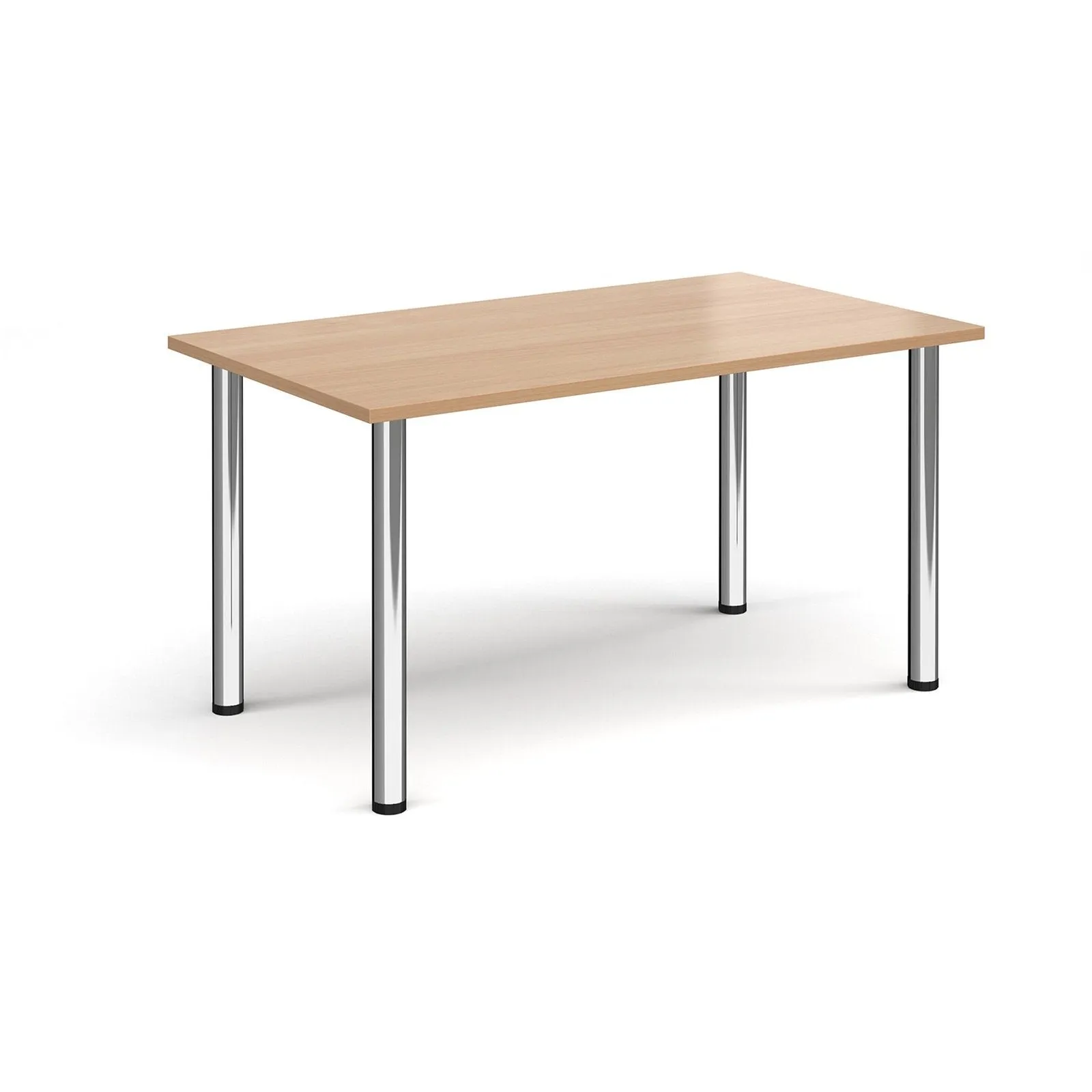 Rectangular radial leg meeting table