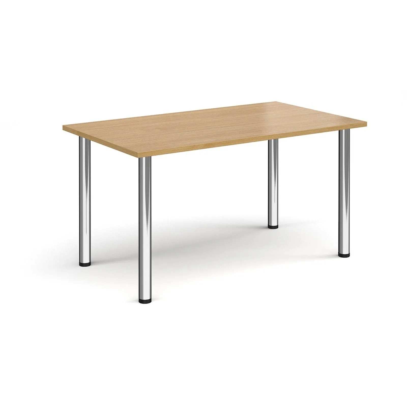 Rectangular radial leg meeting table