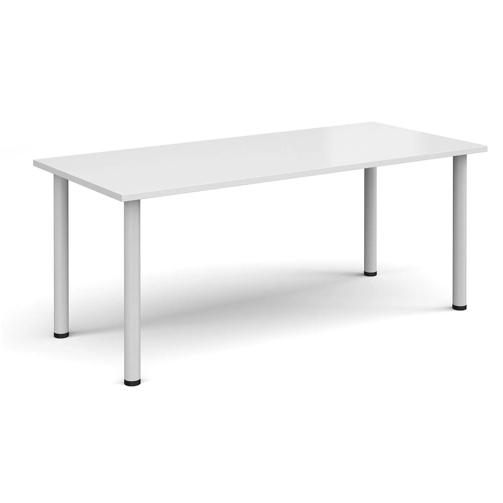Rectangular radial leg meeting table