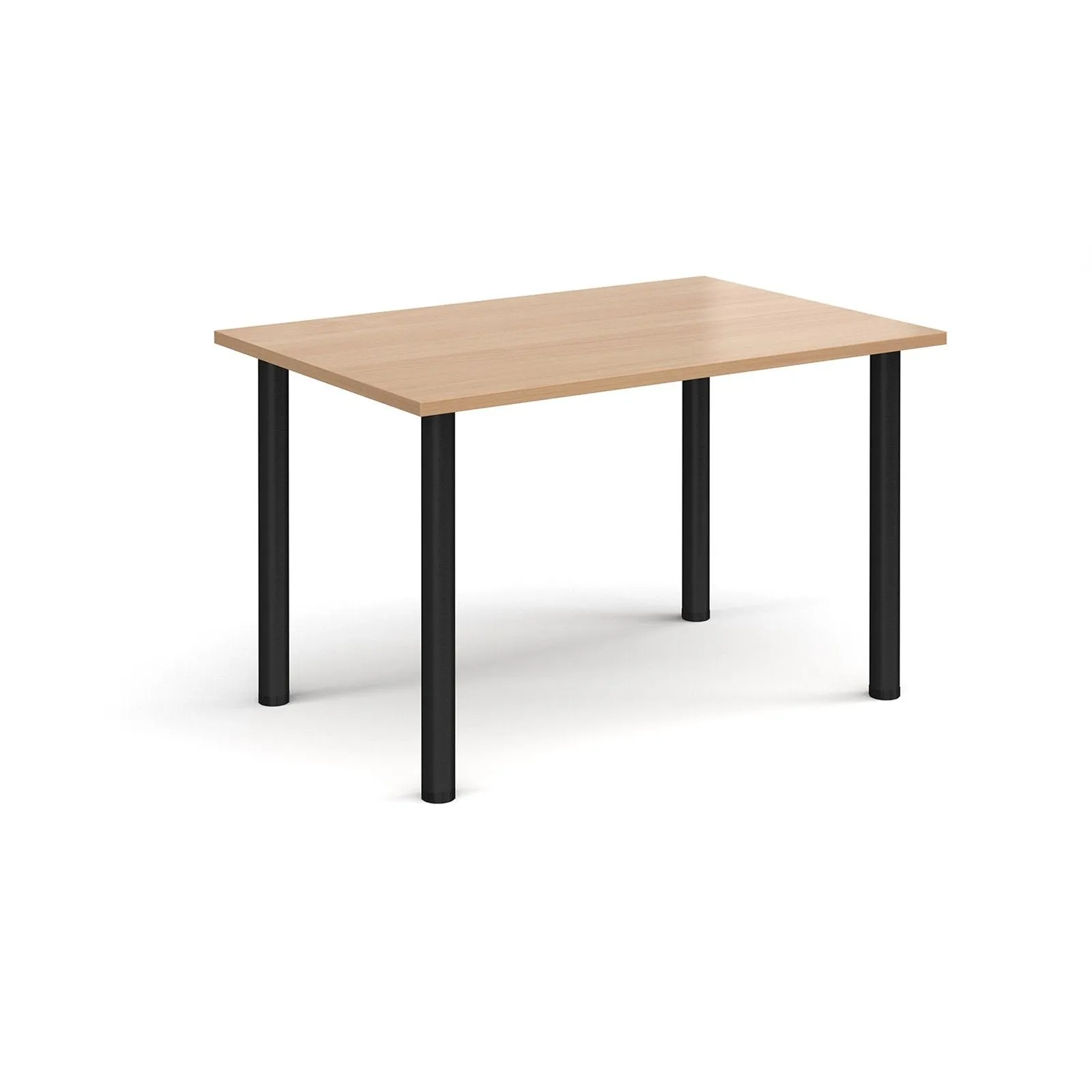 Rectangular radial leg meeting table