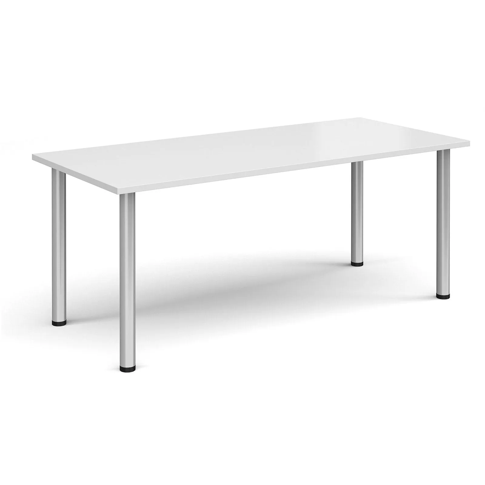 Rectangular radial leg meeting table
