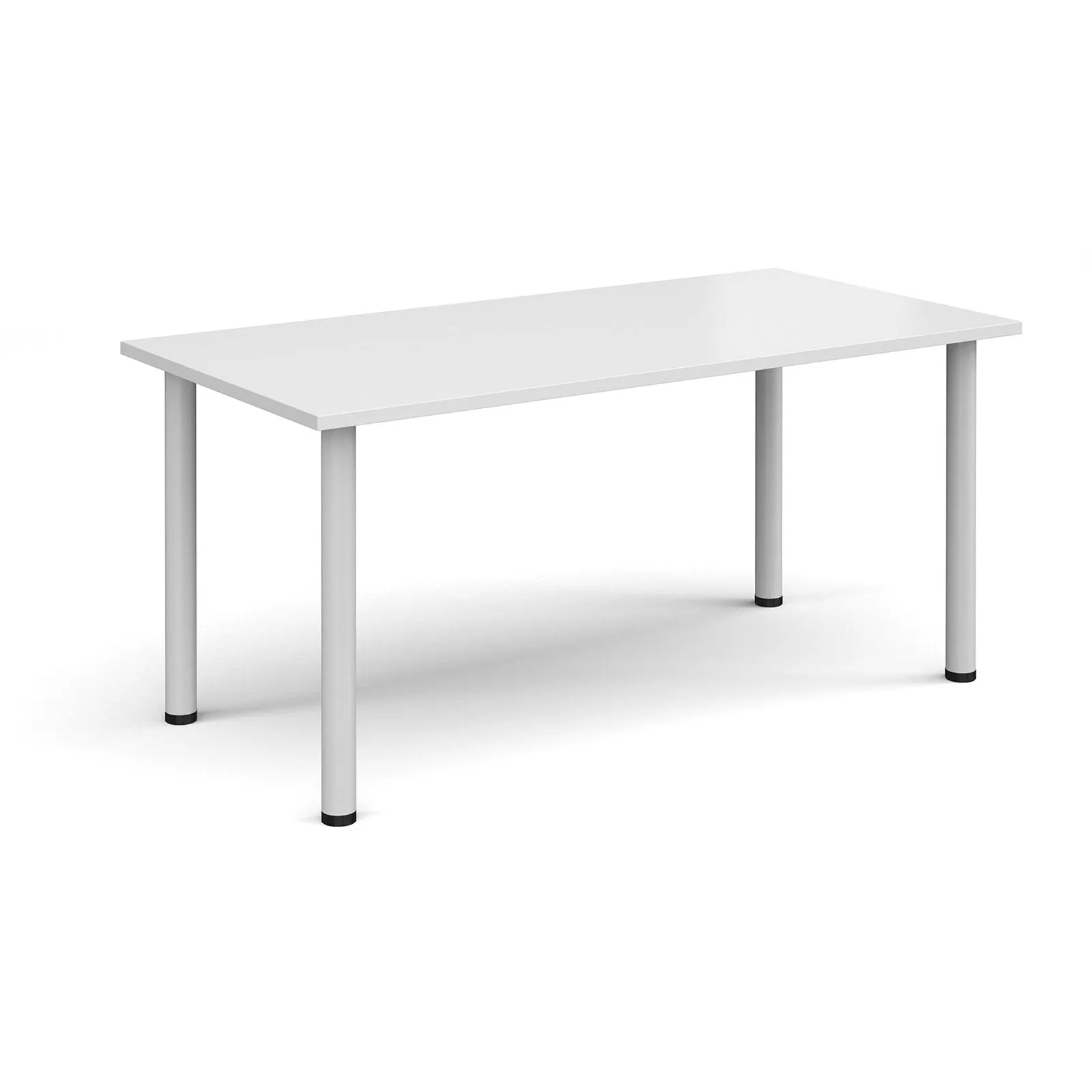 Rectangular radial leg meeting table