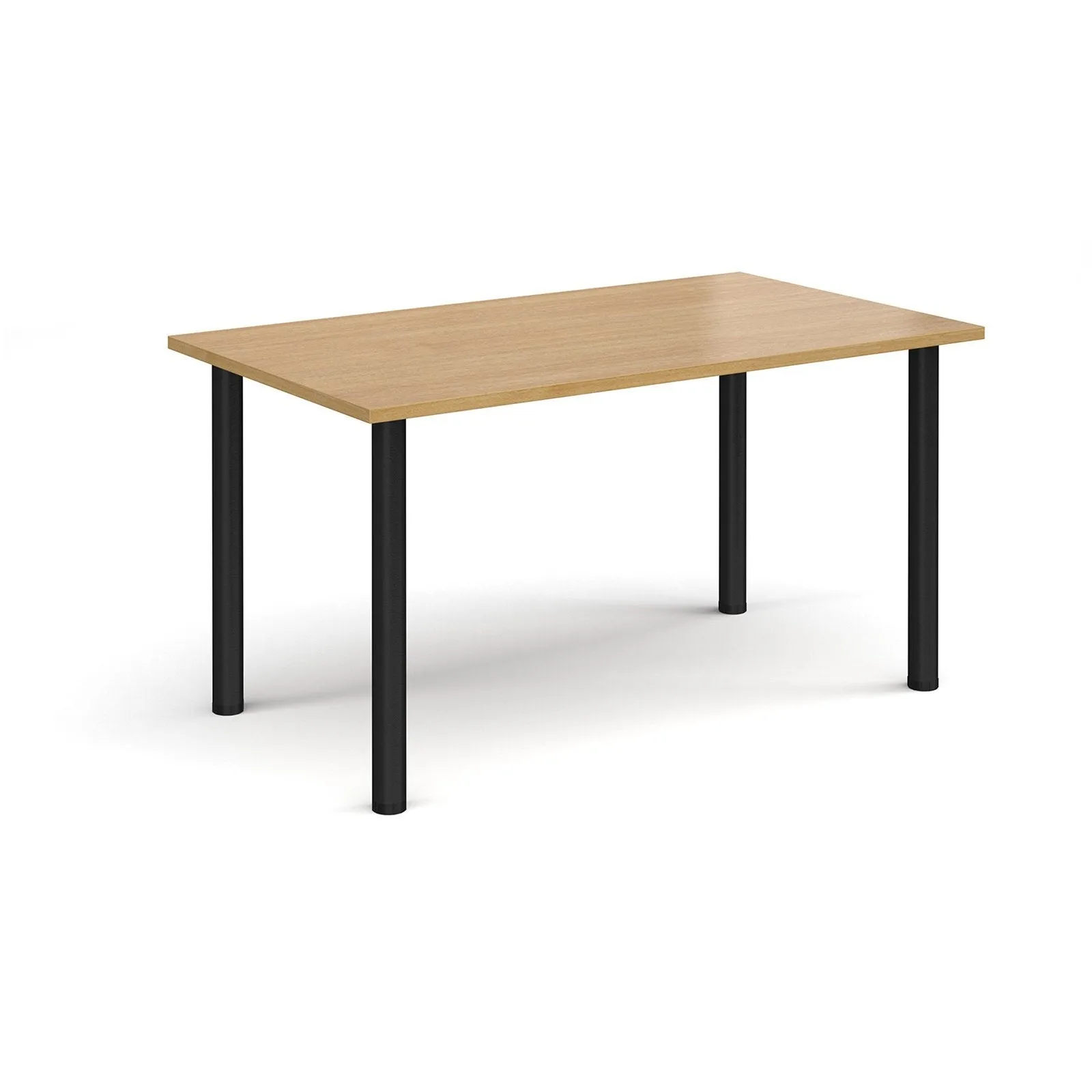 Rectangular radial leg meeting table