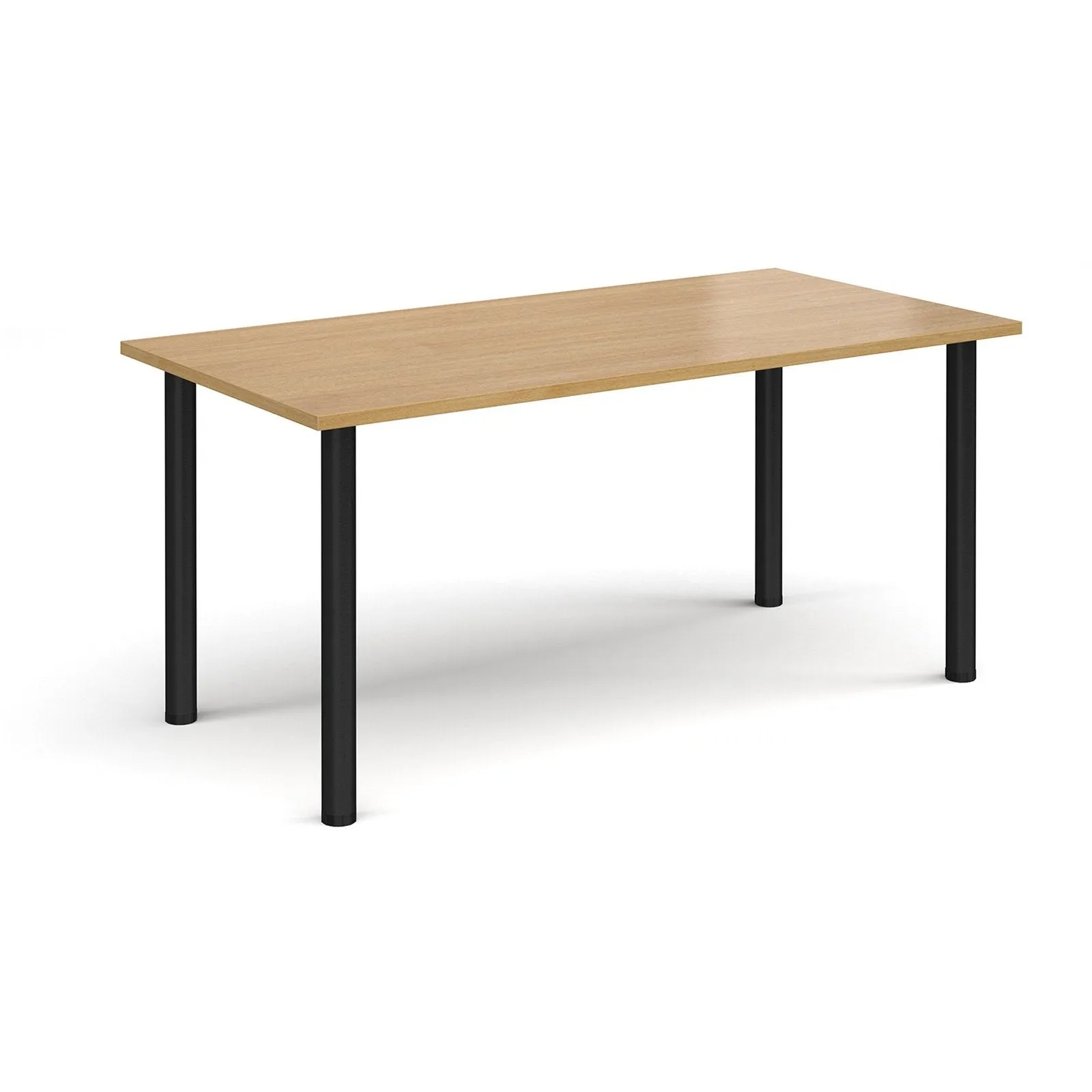 Rectangular radial leg meeting table