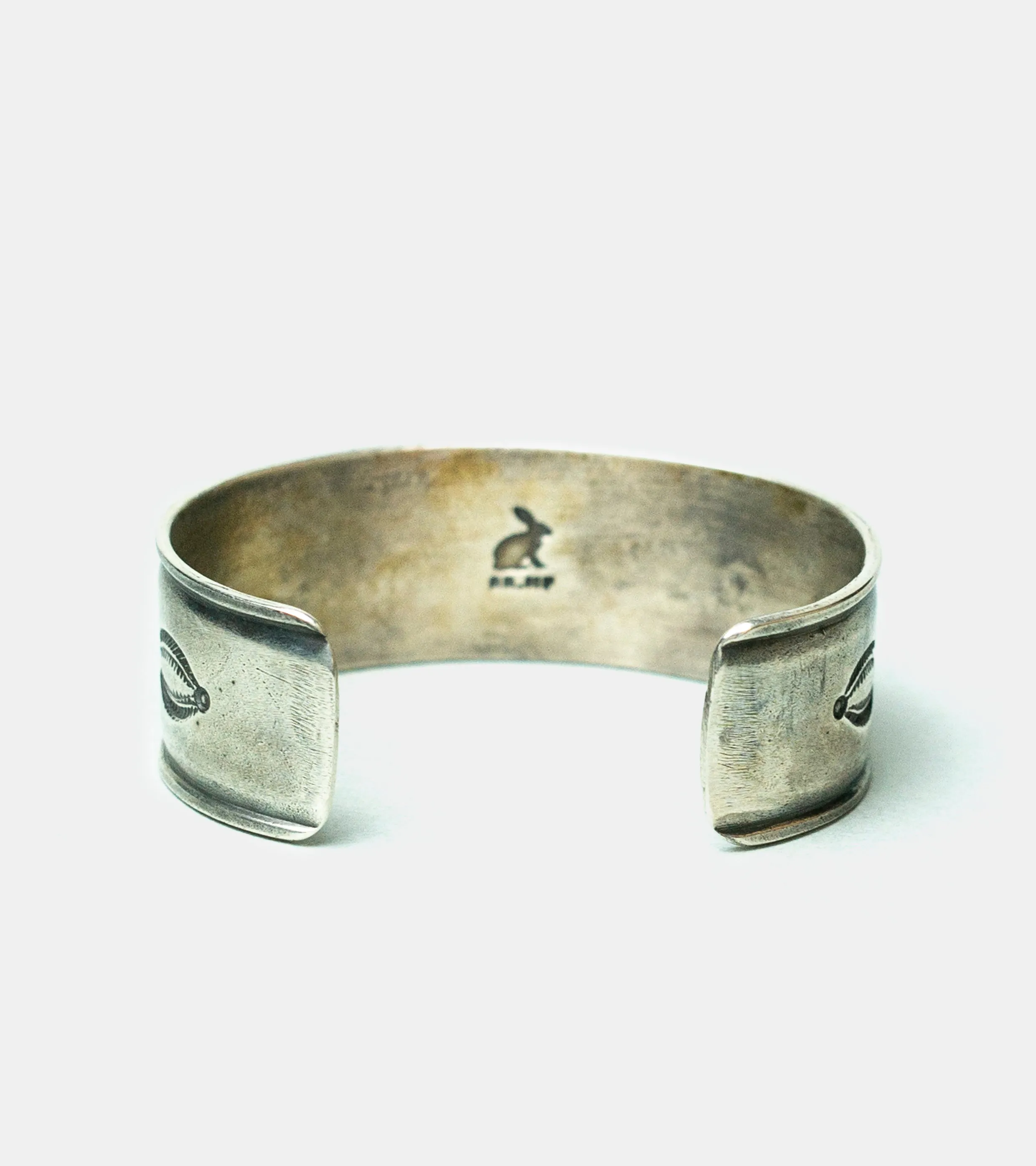 Red Rabbit Triangle Turquoise Cuff