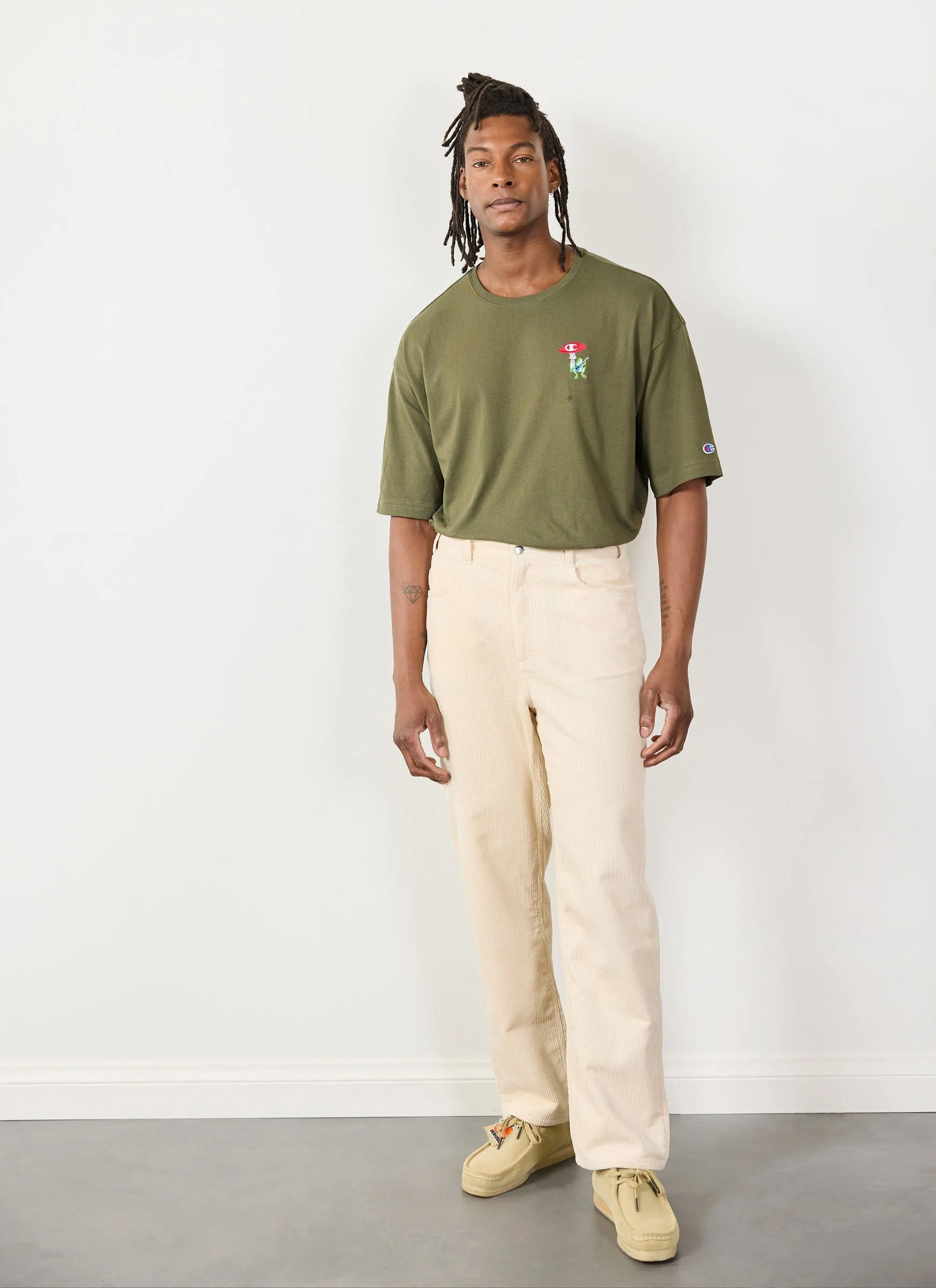 Shroom Frog Oversized T Shirt | Champion and Percival | Forest