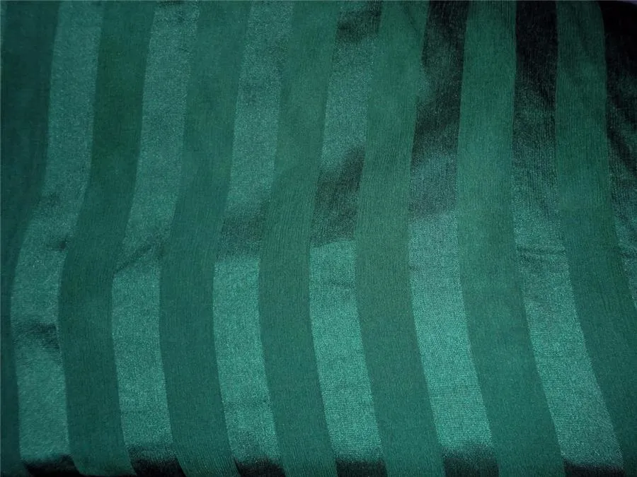 silk chiffon 1&quot; satin stripe fabric bottle green 44" wide chiffonstripe[5] [7940]
