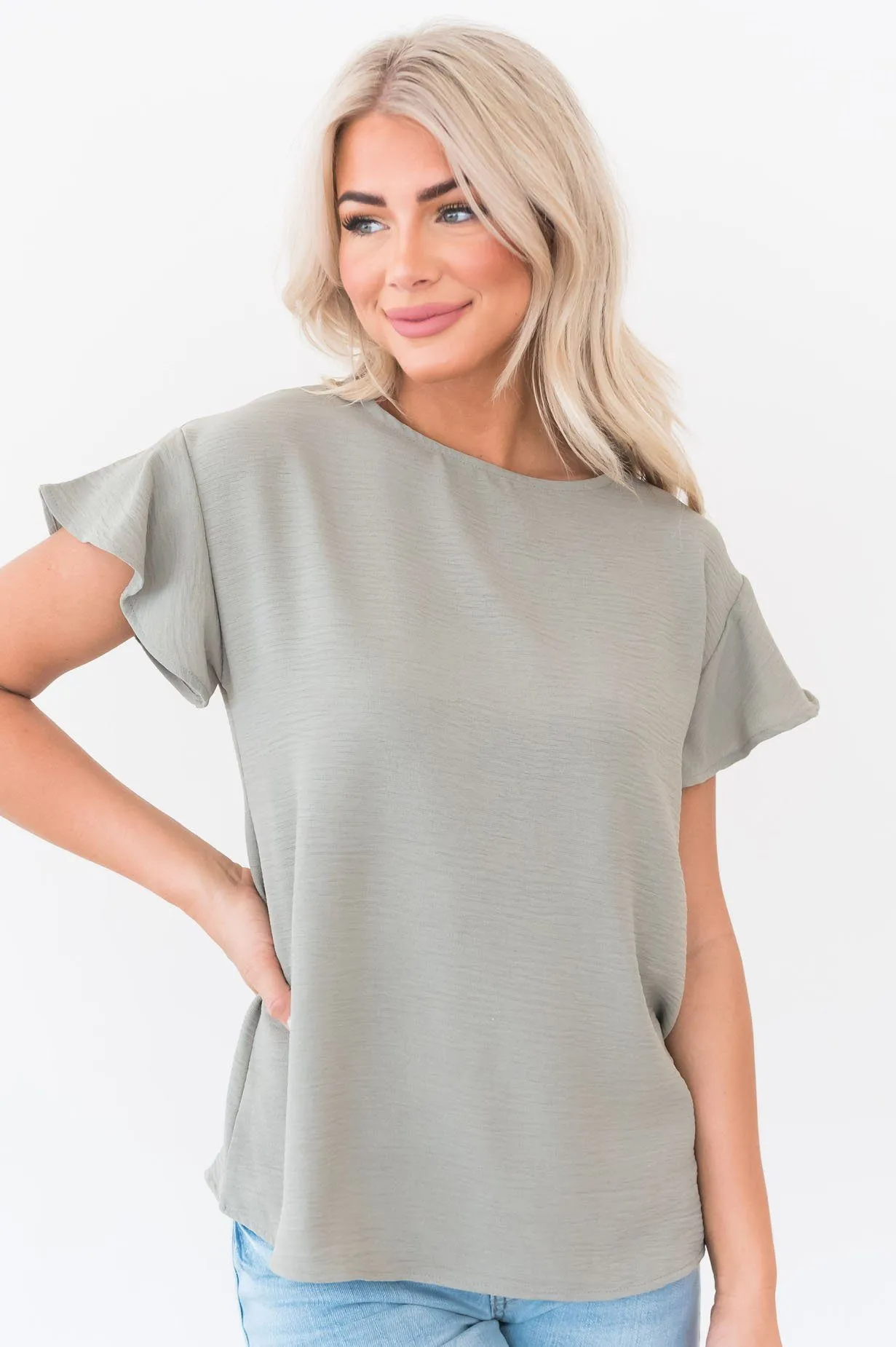 Simple Perfection Modest Blouse