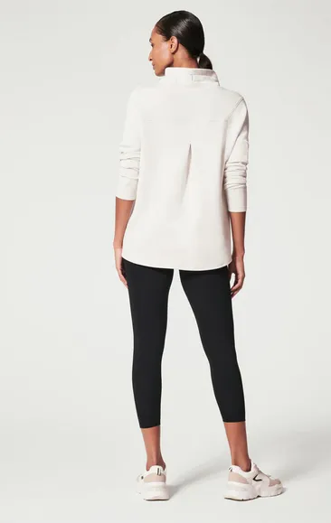 Spanx Airessentials Pullover White Cloud