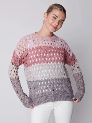 Striped Wavy New Stitched Sweater