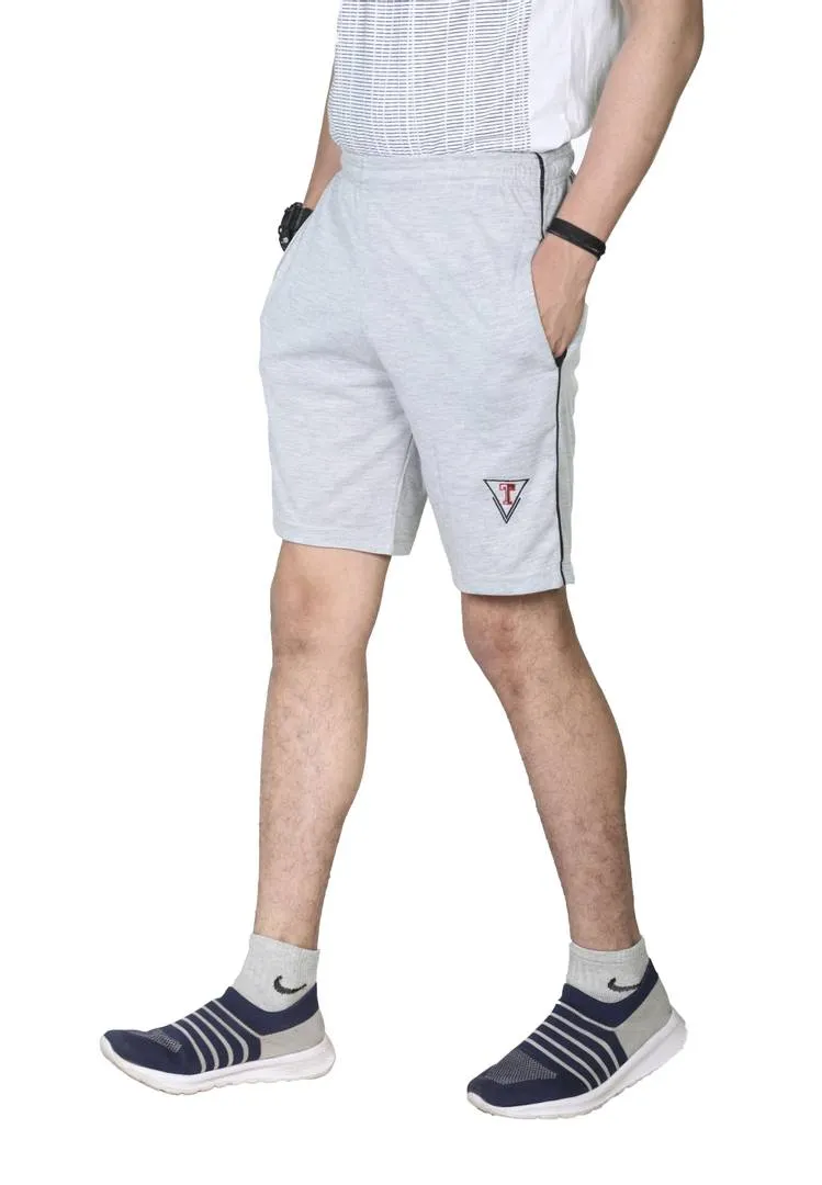 Stylish Cotton Multicoloured Solid Regular Fit Shorts For Men (Pack Of 3 )
