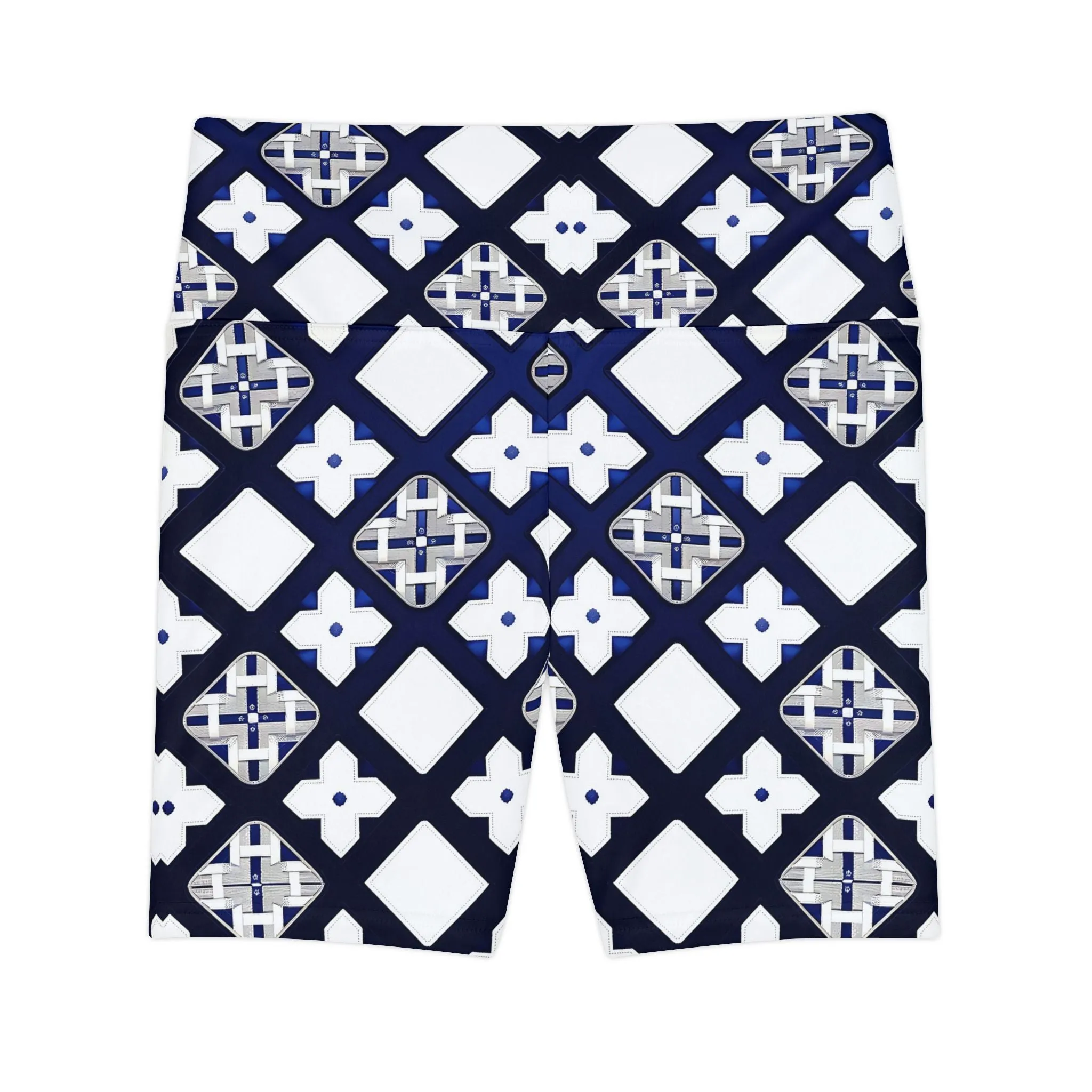 Stylish Women's Workout Shorts with Modern Pattern