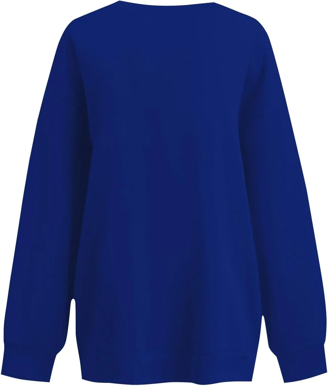Sweatshirts For Women Oversized Crewneck Long Sleeve Hoodie Pullover Trendy Solid Fall Winter Clothes 2024