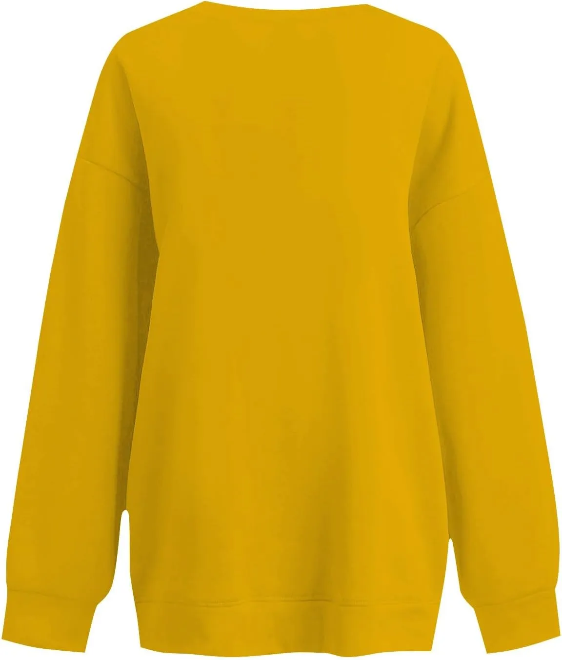 Sweatshirts For Women Oversized Crewneck Long Sleeve Hoodie Pullover Trendy Solid Fall Winter Clothes 2024