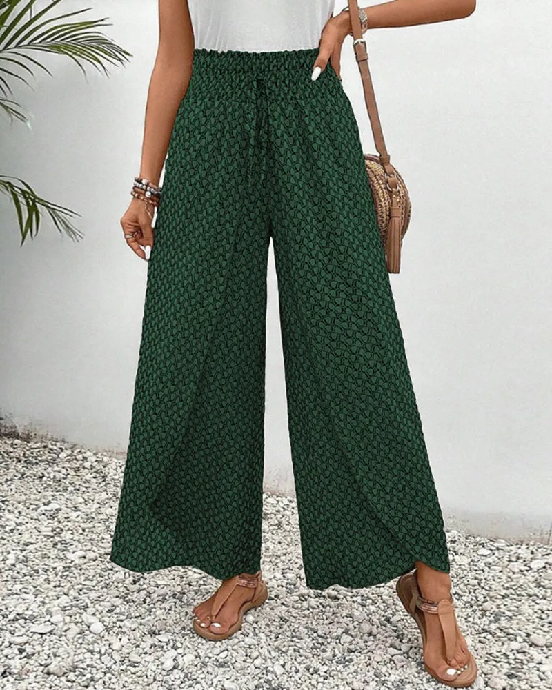 Sylis | Women's pants with geometric print