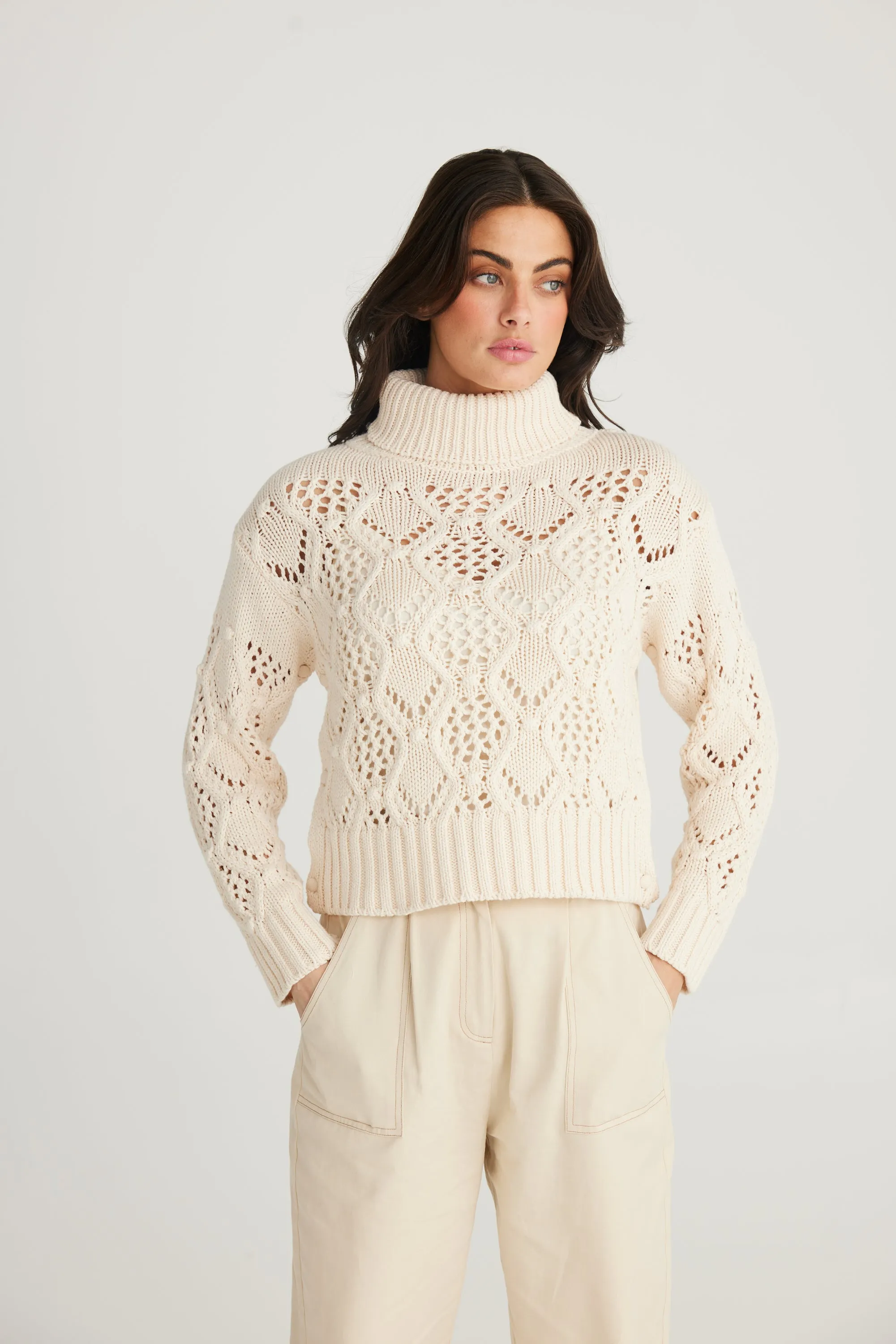 Talisman - Rosie Knit Vanilla | TA24048-1