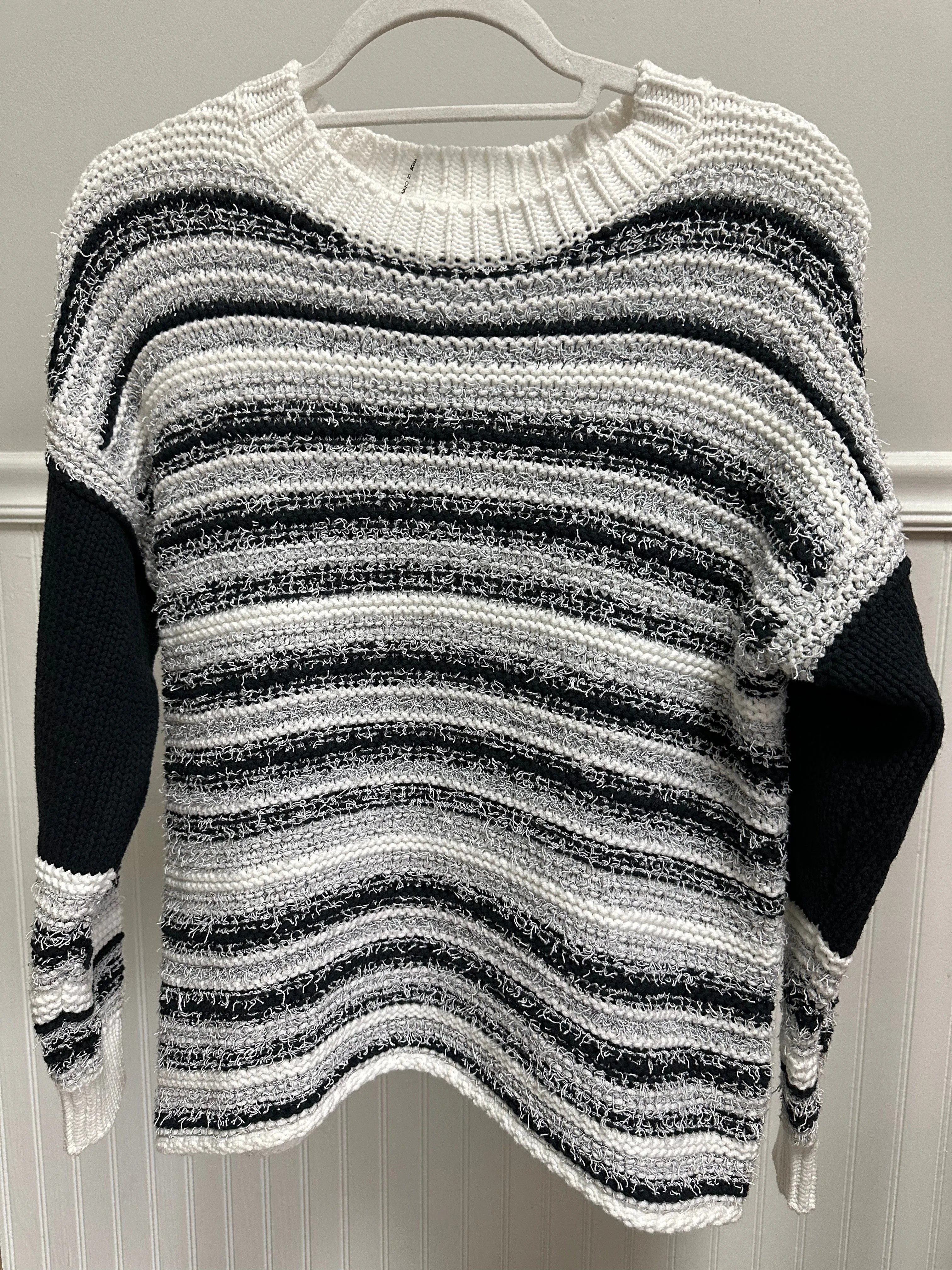 Textured Stripe Sweater