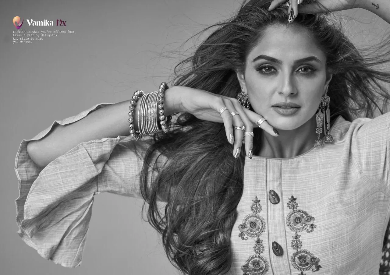 Vamika Nx Presents Rosy Pure Cotton Casual Wear Kurtis Collection