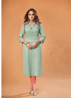 Vamika Nx Presents Rosy Pure Cotton Casual Wear Kurtis Collection