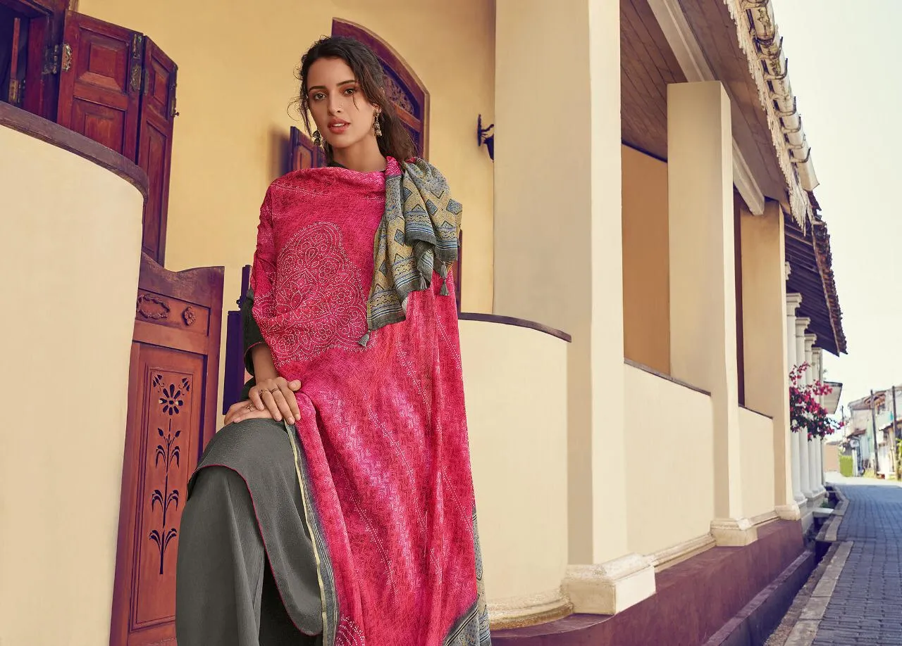 Varsha Fashion Presents Maanya Pure Pashmina Casual Wear Salwar Kameez