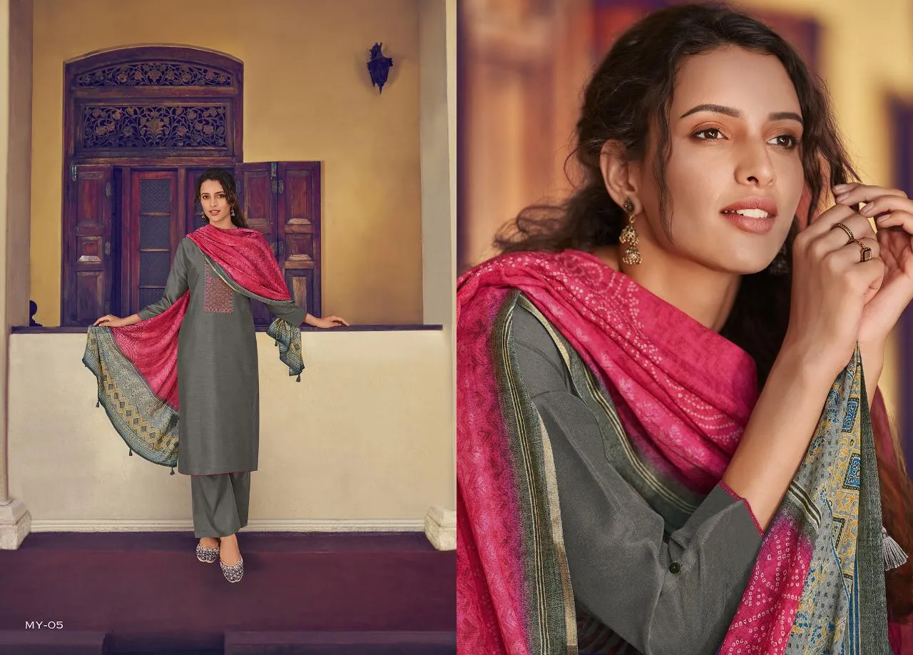 Varsha Fashion Presents Maanya Pure Pashmina Casual Wear Salwar Kameez