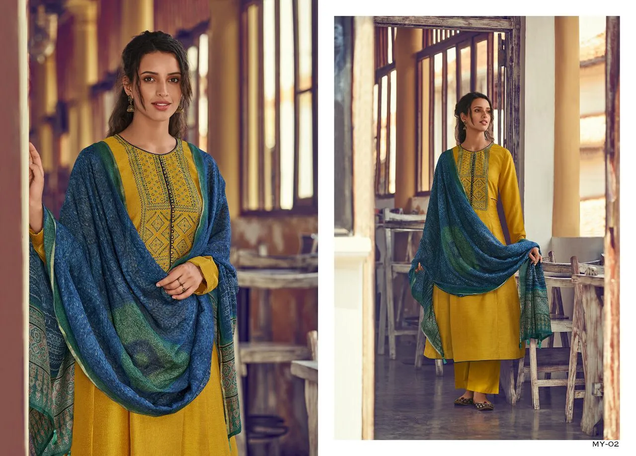 Varsha Fashion Presents Maanya Pure Pashmina Casual Wear Salwar Kameez