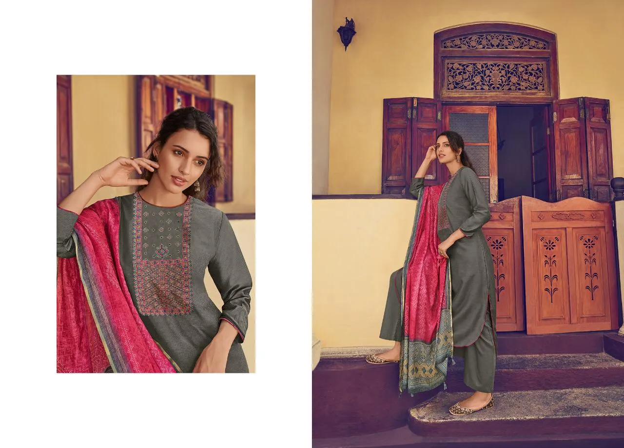 Varsha Fashion Presents Maanya Pure Pashmina Casual Wear Salwar Kameez