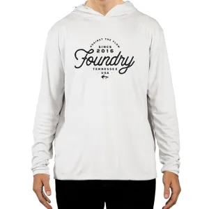 White Cap - UPF 50  Long Sleeve - Fly Fishing Hoodie