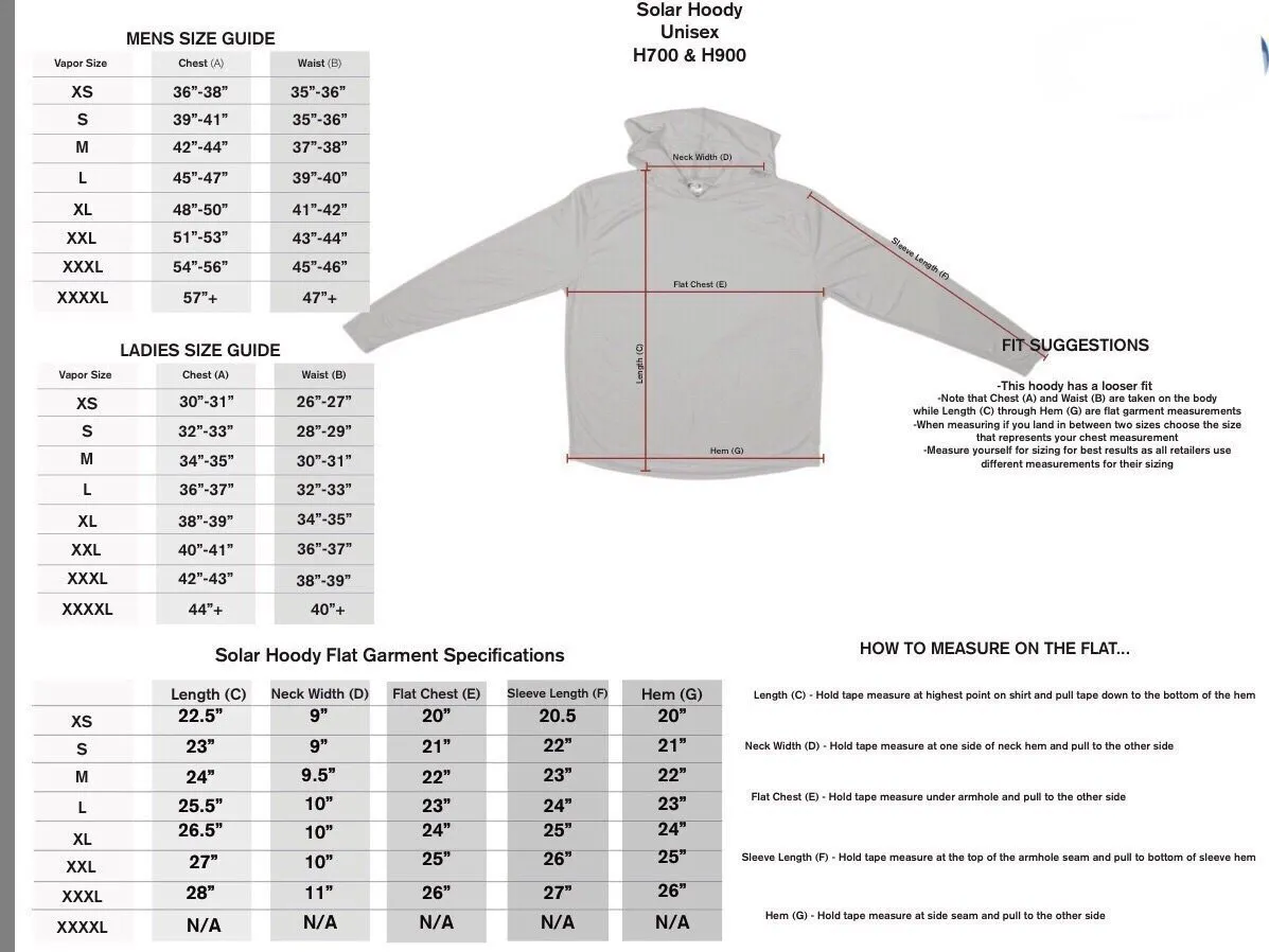 White Cap - UPF 50  Long Sleeve - Fly Fishing Hoodie