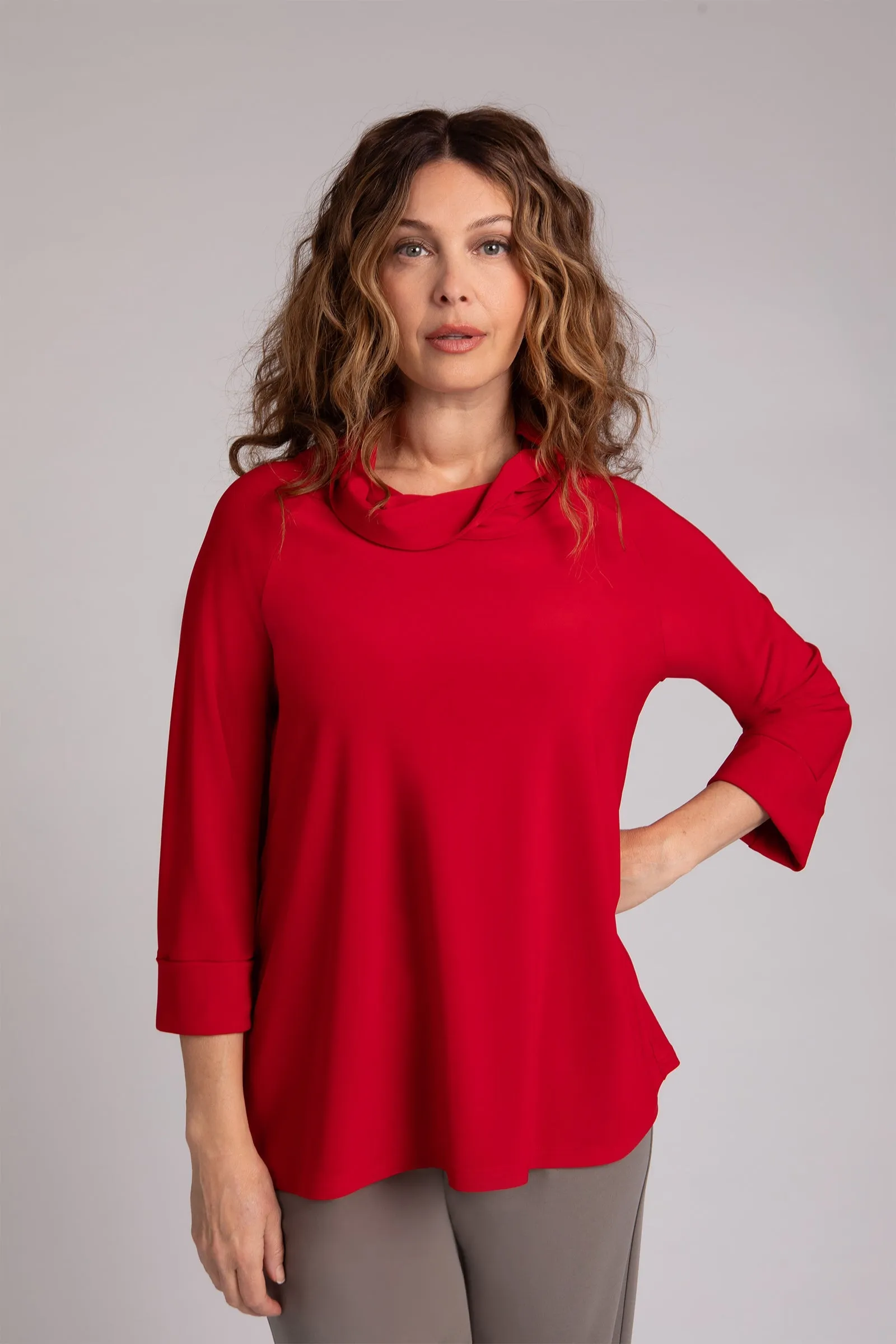 Wide Cuff Raglan Sleeve Top | Poppy