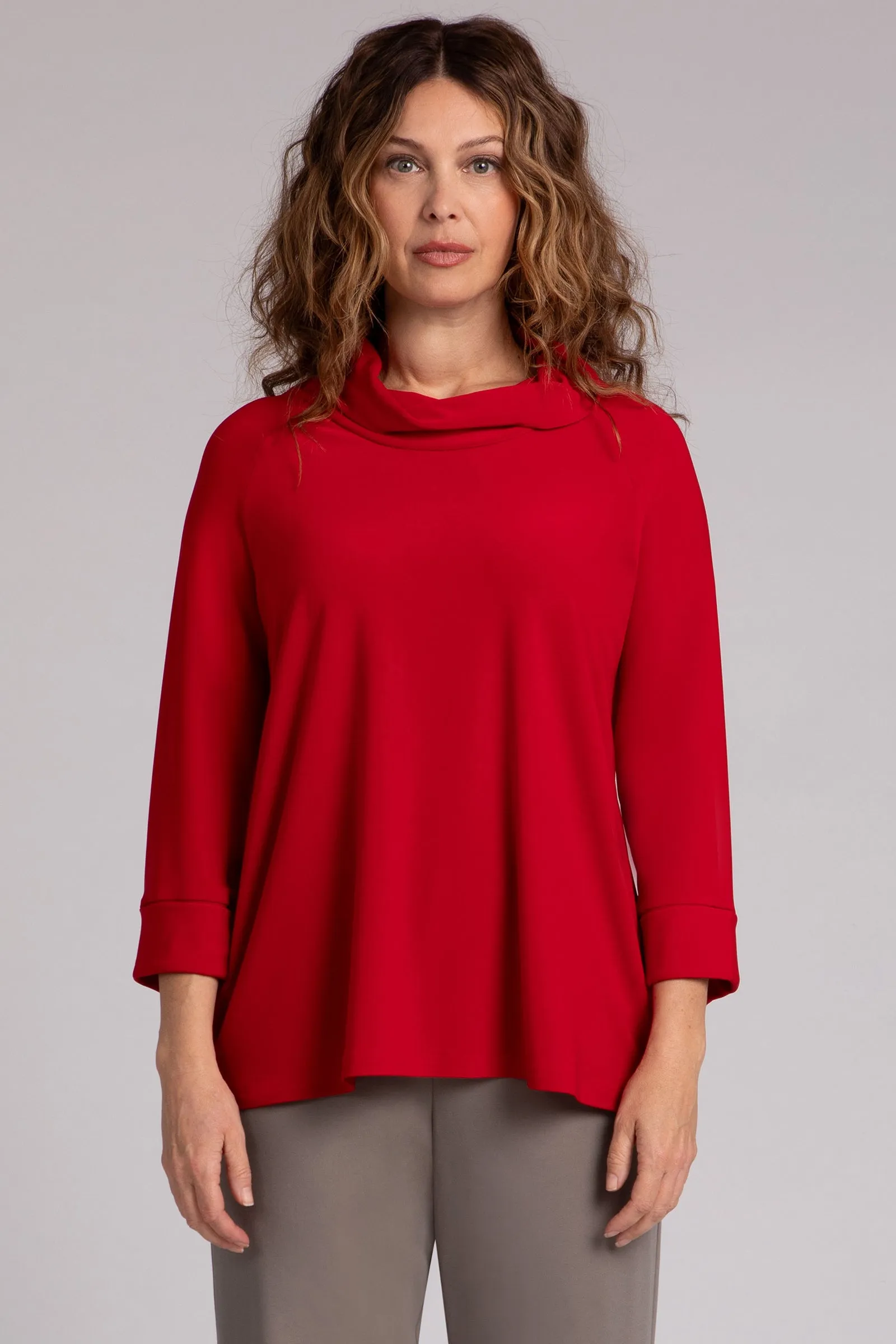 Wide Cuff Raglan Sleeve Top | Poppy
