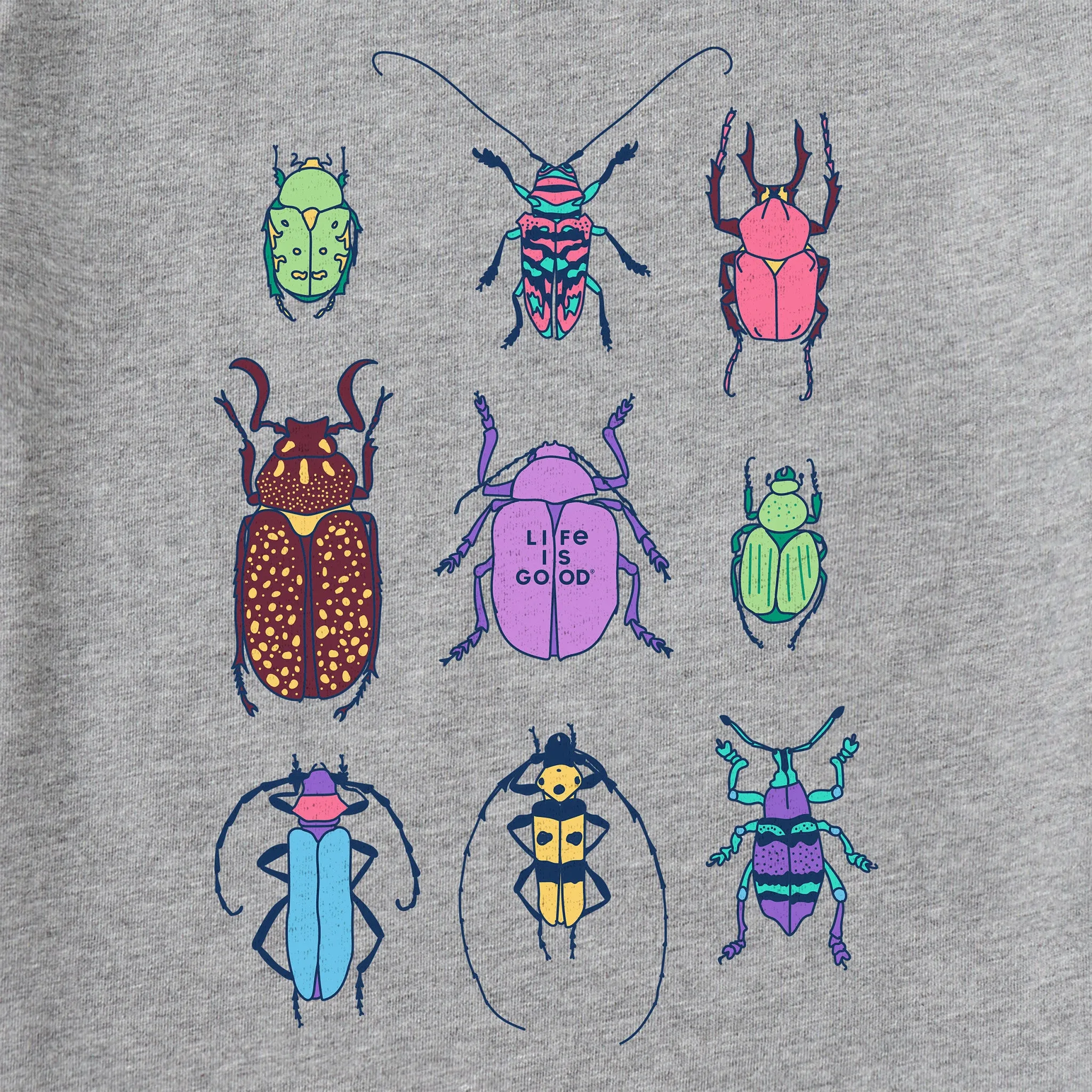 Women's Cool Bug Grid Long Sleeve Crusher Vee