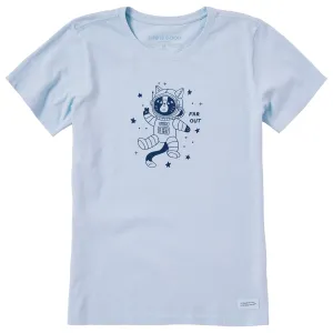 Women's Far Out Catsronaut Short Sleeve Crusher Tee